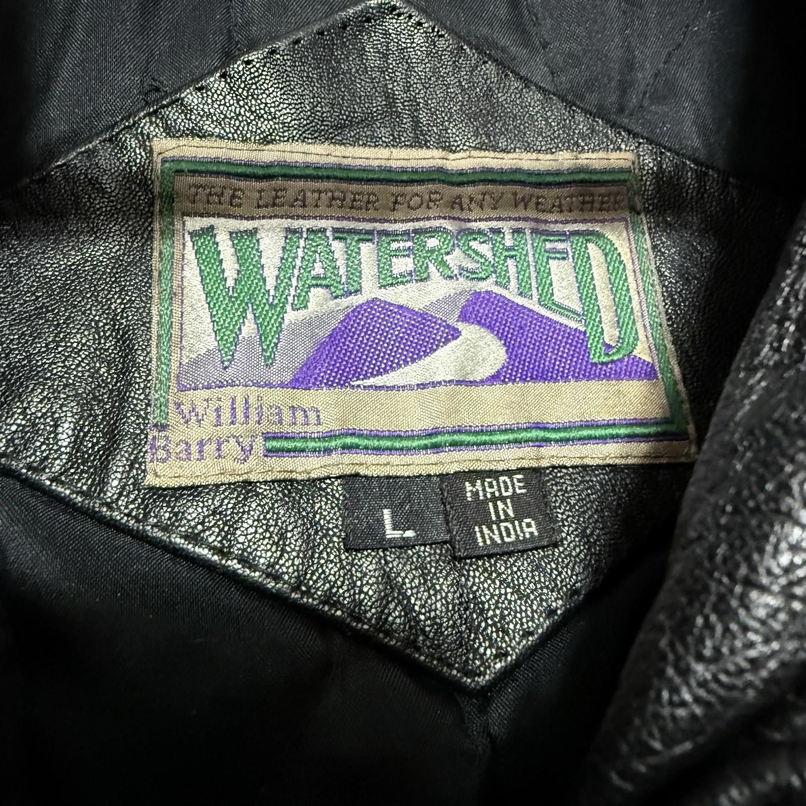 Other VTG 80s 90s Watershed Lamb Skin Leather Bomber Jacket Mens L Size US L / EU 52-54 / 3 - 3 Thumbnail