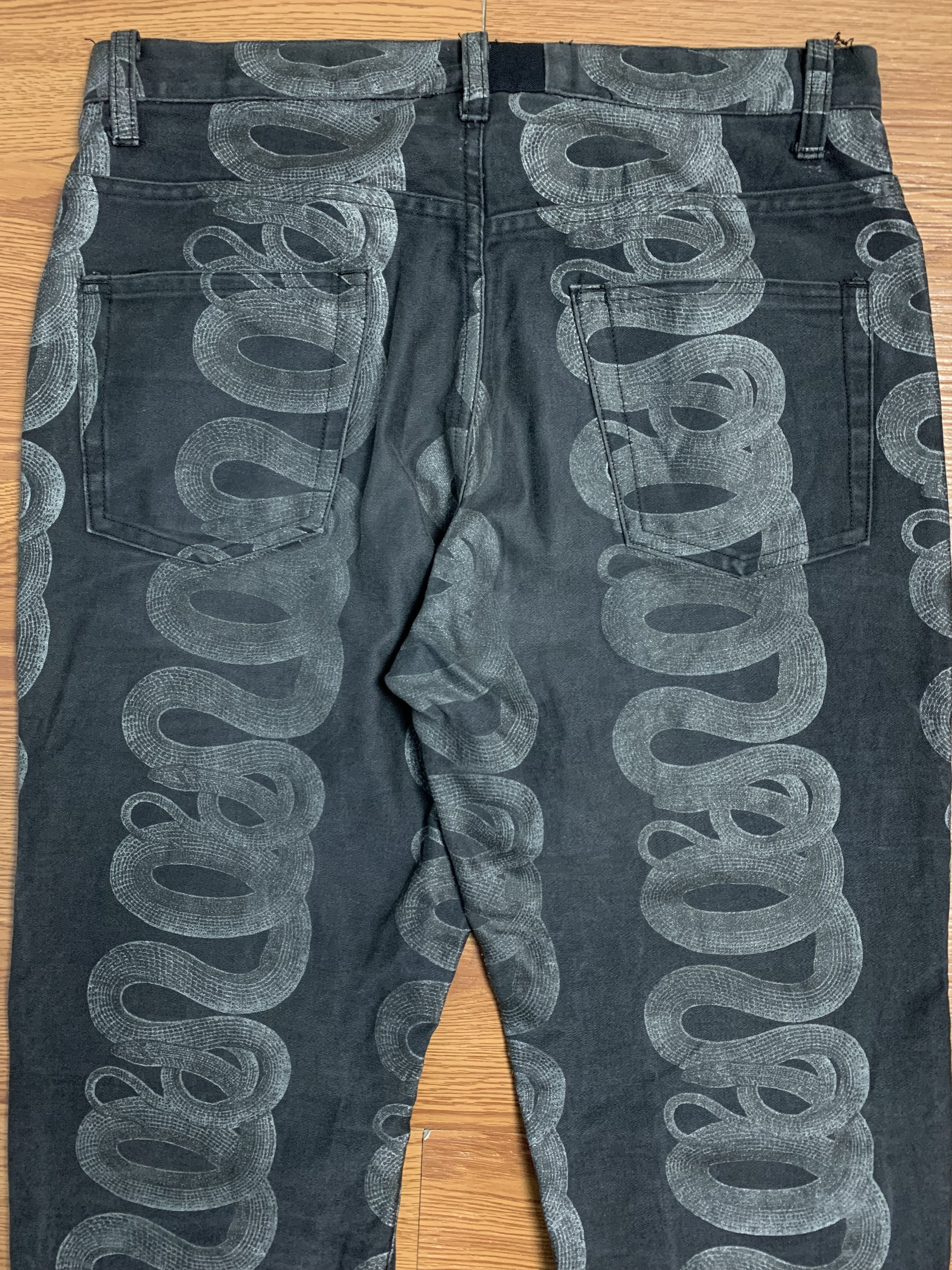 Hysteric Glamour Archive 90s Hysteric Glamour Snake Pants Size US 28 / EU 44 - 8 Thumbnail