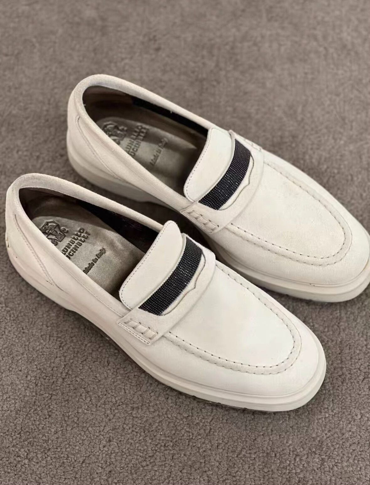 Brunello Cucinelli Suede Loafers for Women