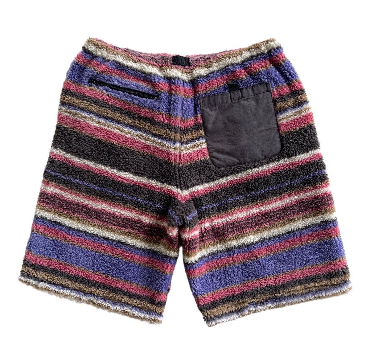 go slow caravan Multicolor Fleece Shorts Pants Size US 34 / EU 50 - 2 Thumbnail