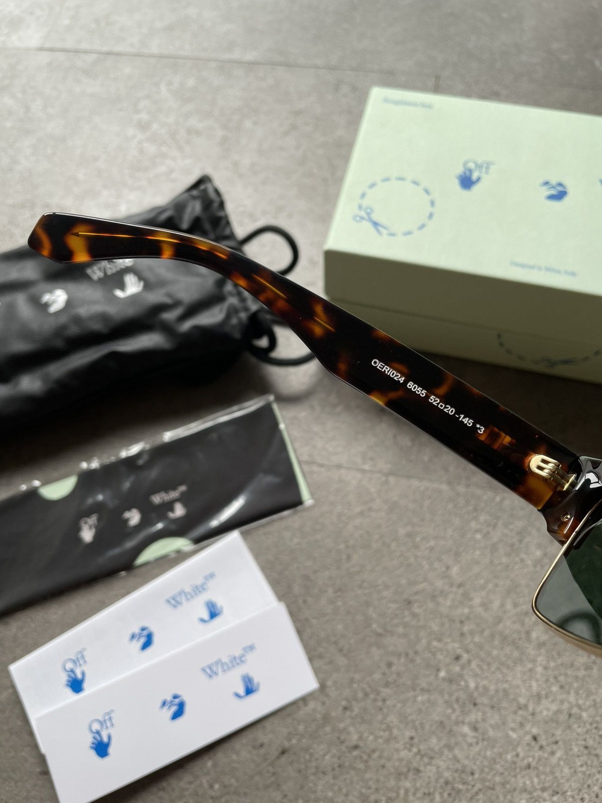 Off-White OFF WHITE Washington 055 Havana Sunglasses Size ONE SIZE - 6 Thumbnail