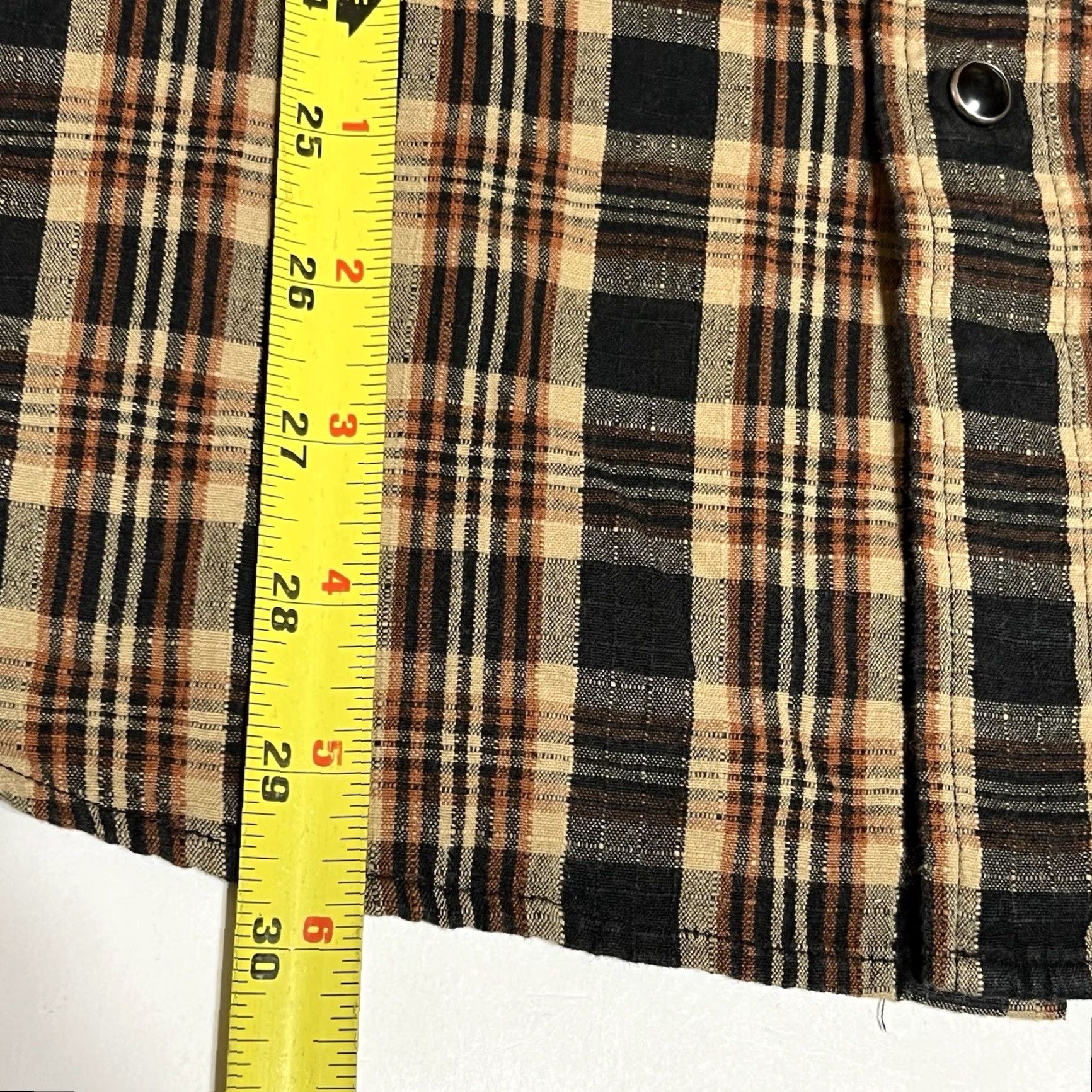 Harley Davidson Harley-Davidson Pearl Snap Shirt Men’s Large Brown Plaid Short Sleeve Button-Up Casual, Travel, Party/Cocktail Mens BD Size US L / EU 52-54 / 3 - 6 Thumbnail