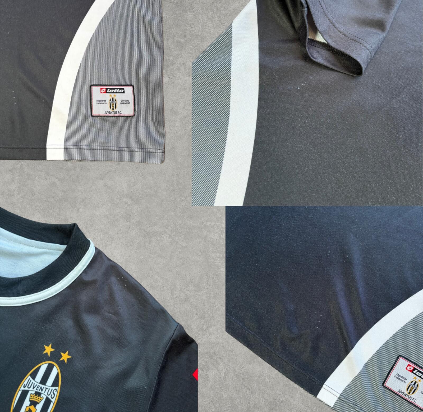 Lotto Sport 2001/02 Juventus Training Shirt Lotto (XL) Size US XL / EU 56 / 4 - 4 Thumbnail