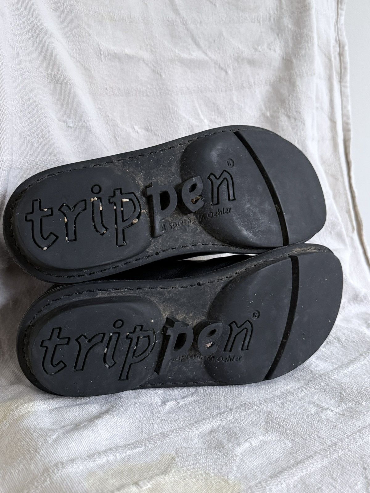 Trippen Trippen Black Leather Shoes Size US 8 / EU 41 - 9 Thumbnail