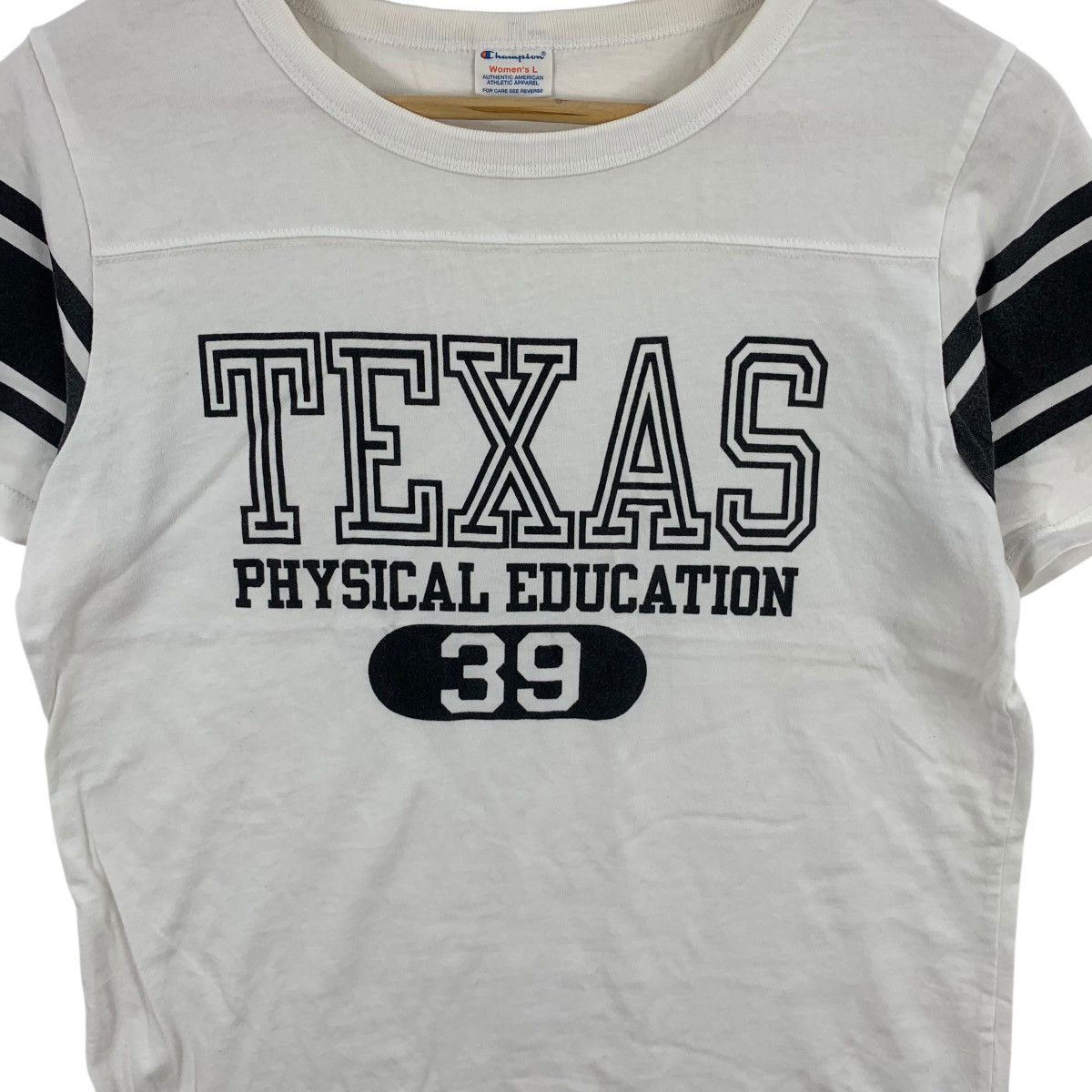 Champion CHAMPION x TEXAS PHYSICAL EDUCATION University Tee Shirt Top Size L / US 10 / IT 46 - 6 Thumbnail