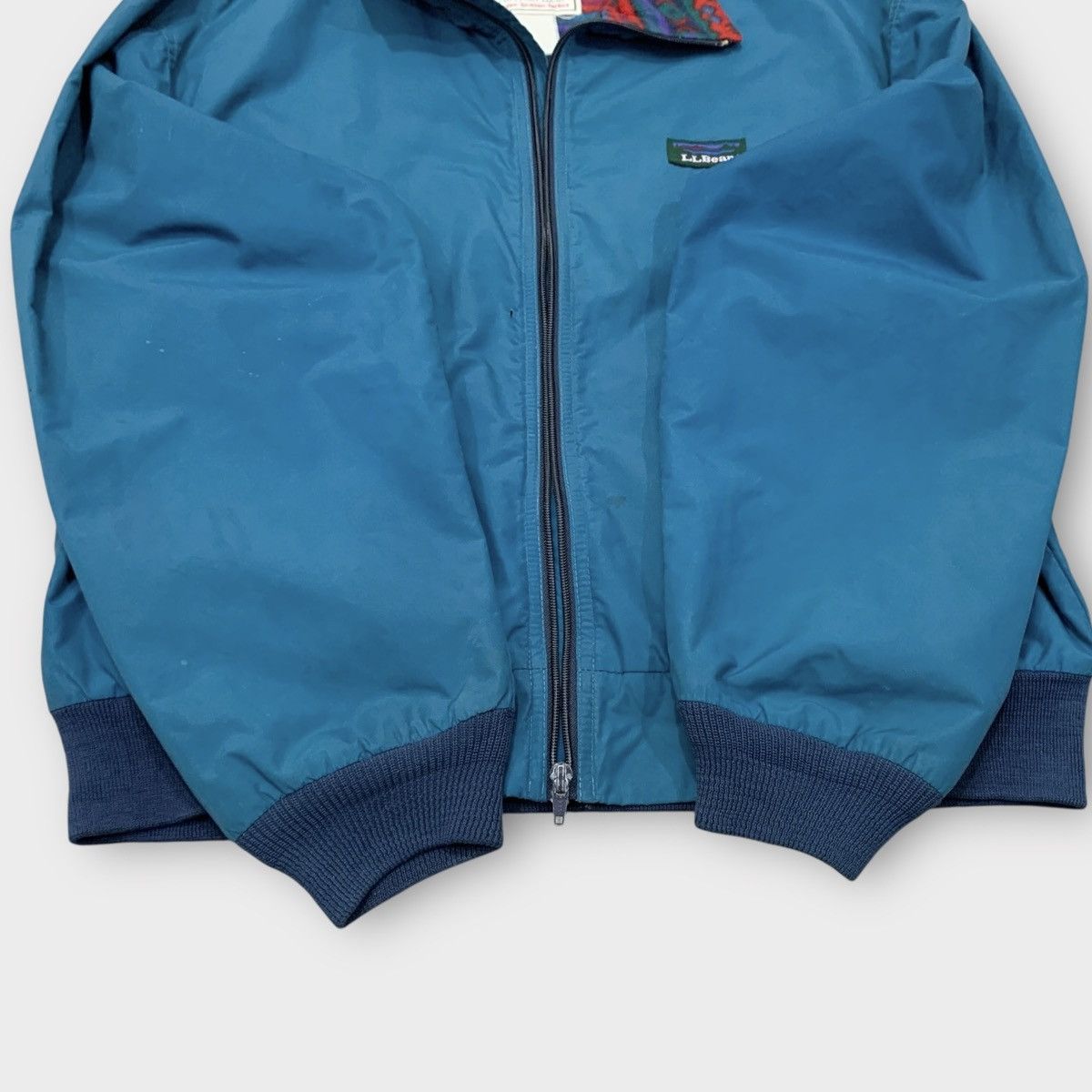 L.L. Bean VINTAGE 80s LL BEAN NYLON JACKET NATIVE FLEECE LINING Size US M / EU 48-50 / 2 - 8 Thumbnail