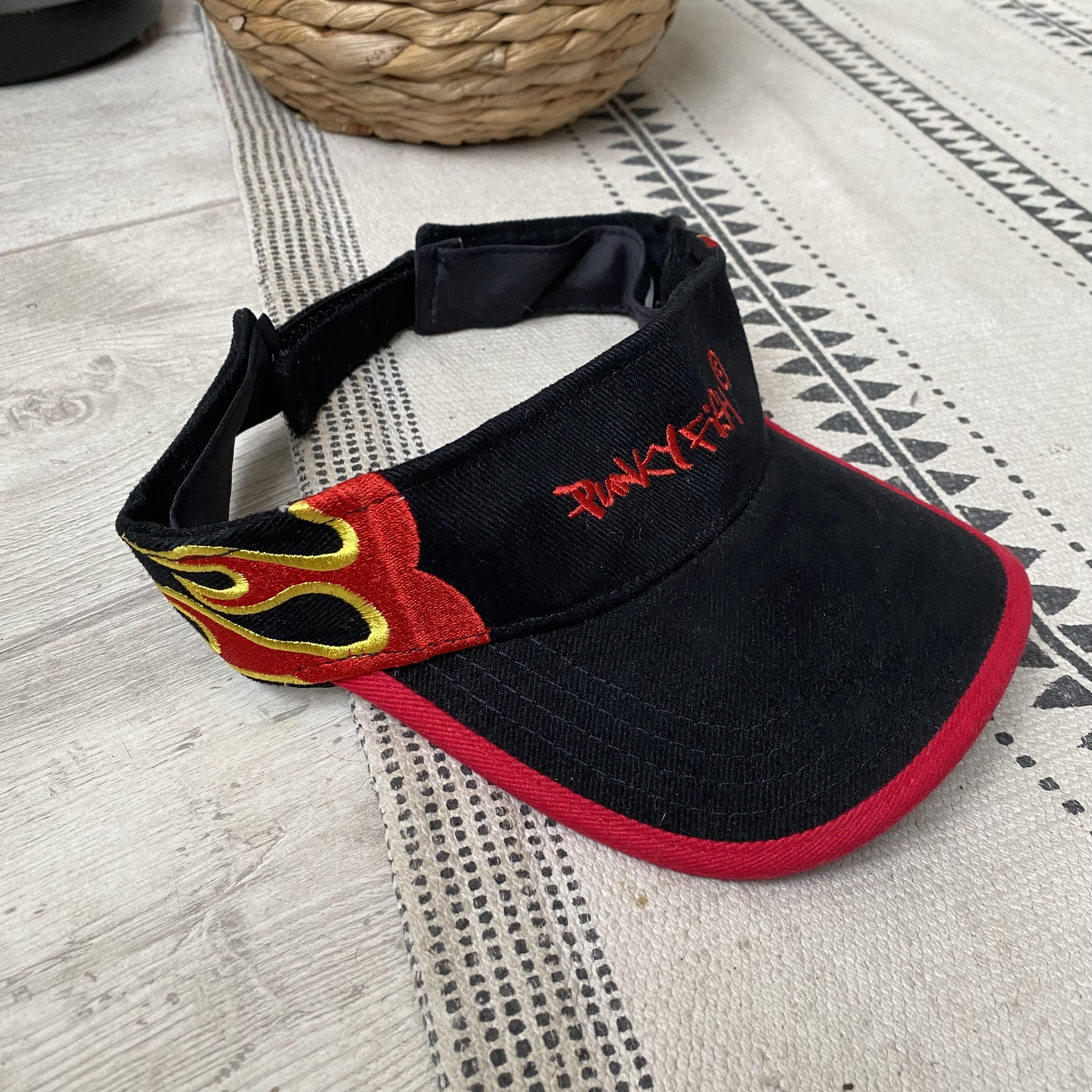 Quiksilver 🔥 Punky Fish Vintage Flame Cap hat Yeezy Vetements Vibe Y2K Size ONE SIZE - 5 Thumbnail