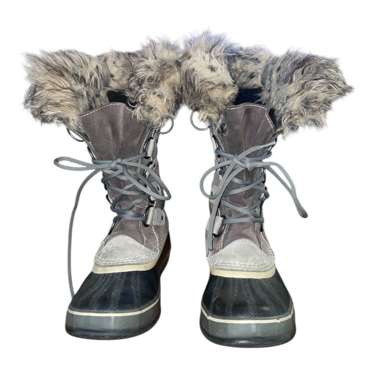 SOREL Sorel Joan of Arctic Gray Suede Tall Winter Boots Women's Size US 9 / IT 39 - 9 Thumbnail