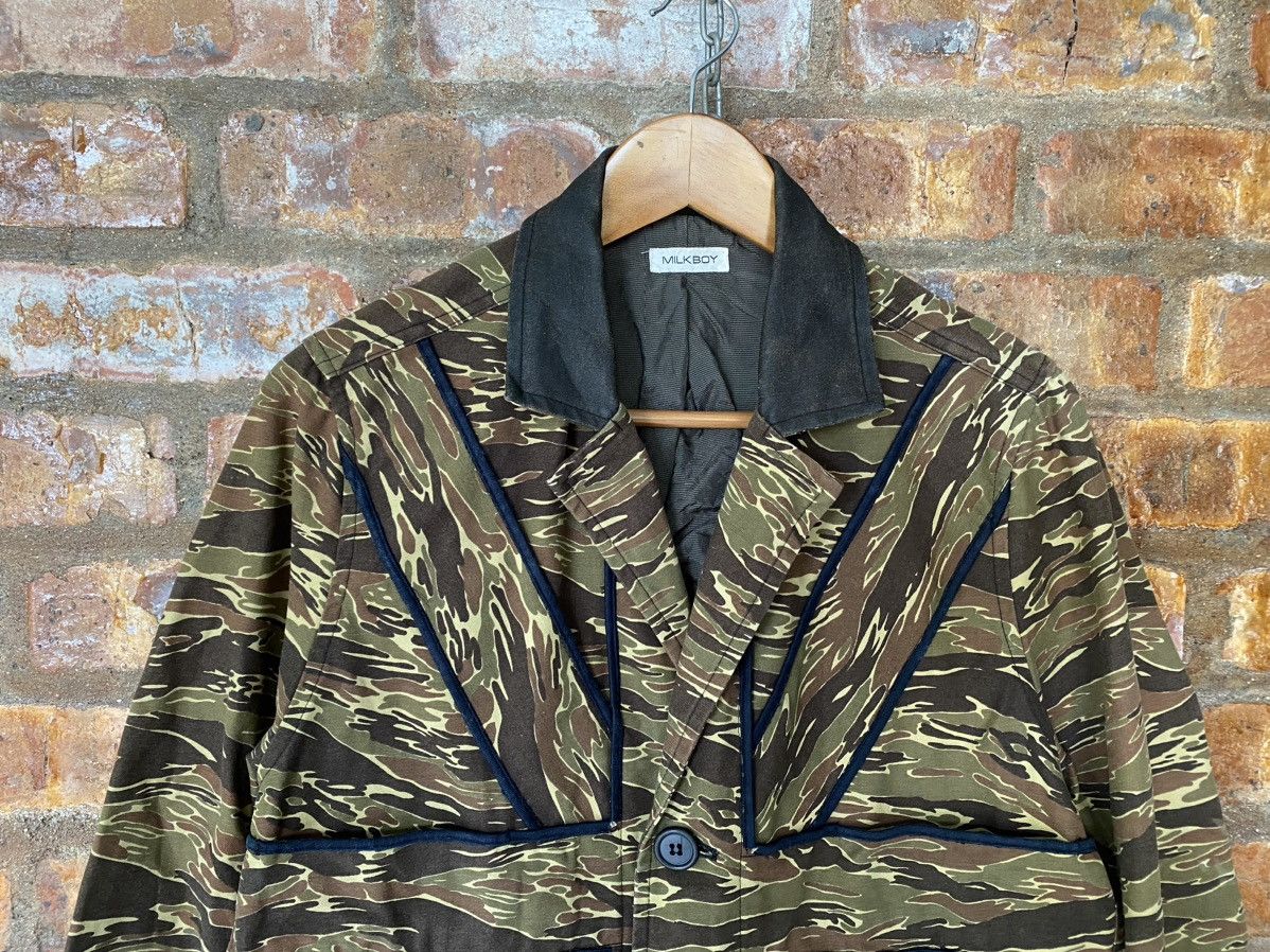 Japanese Brand 1990s MILKBOY Union Jack camo Military Jacket Size US L / EU 52-54 / 3 - 3 Thumbnail