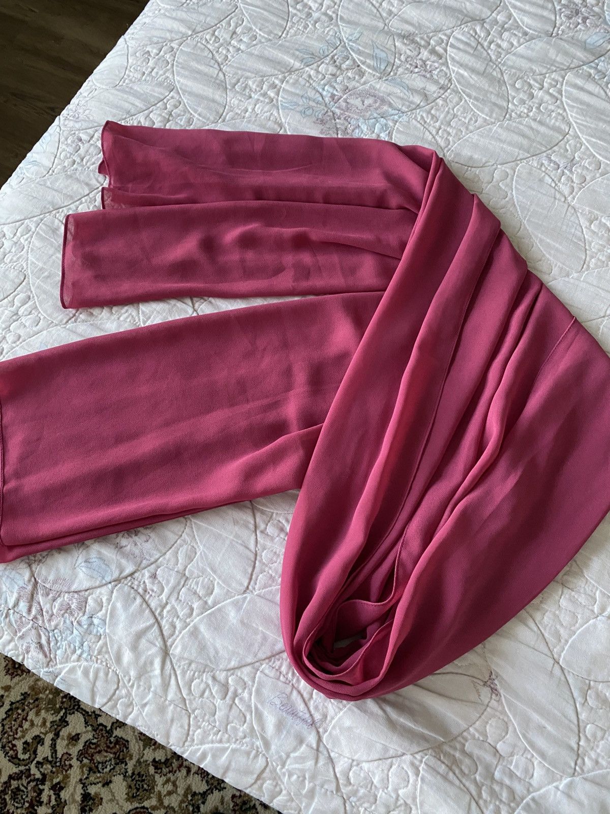 Other VOILE CHIC Premium Chiffon Fuchsia Hijab Scarf For Women Size ONE SIZE - 4 Thumbnail