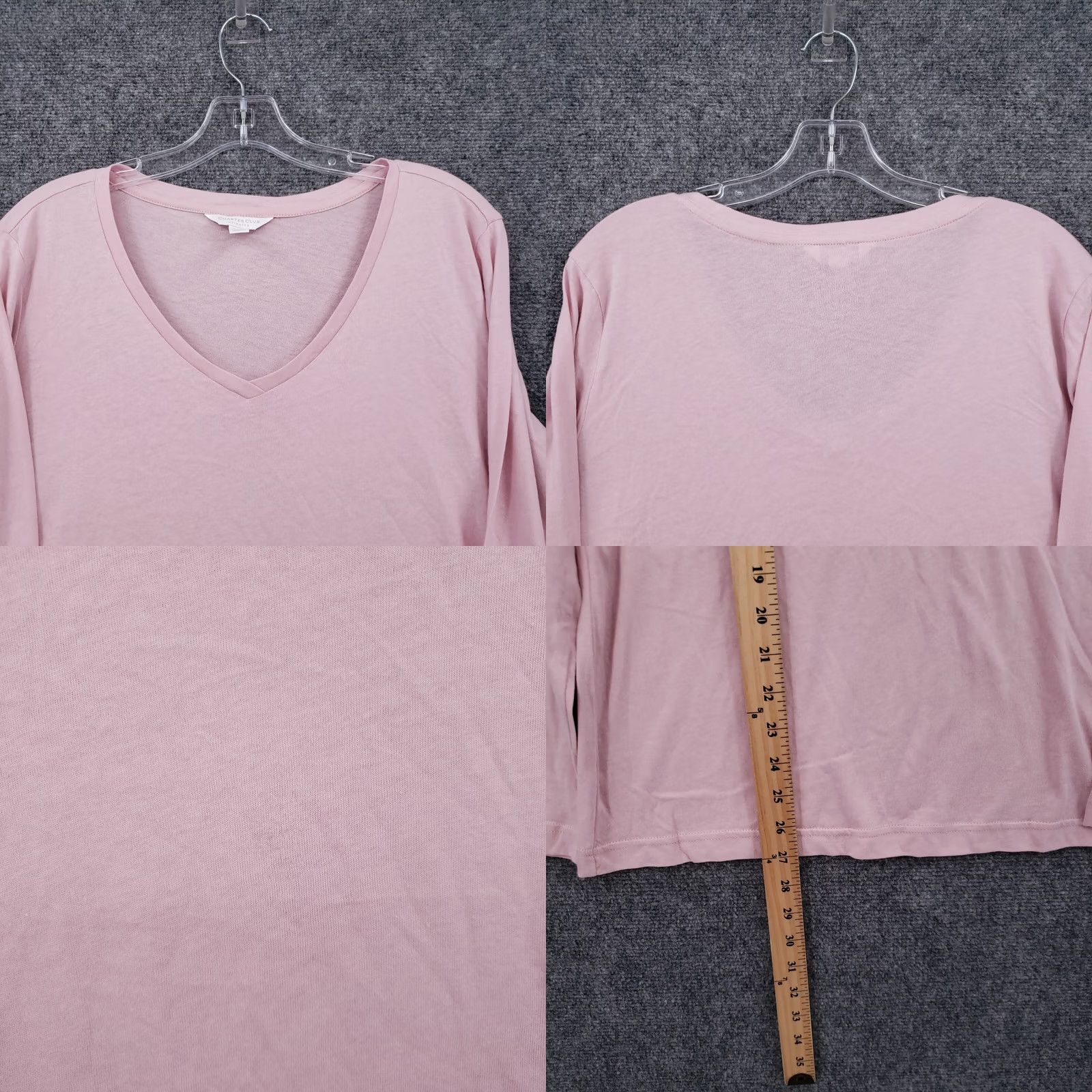 Charter Club Charter Club Pajama Top Womens L Pink Doorbuster T-Shirt Sleepwear NEW Size L / US 10 / IT 46 - 8 Thumbnail