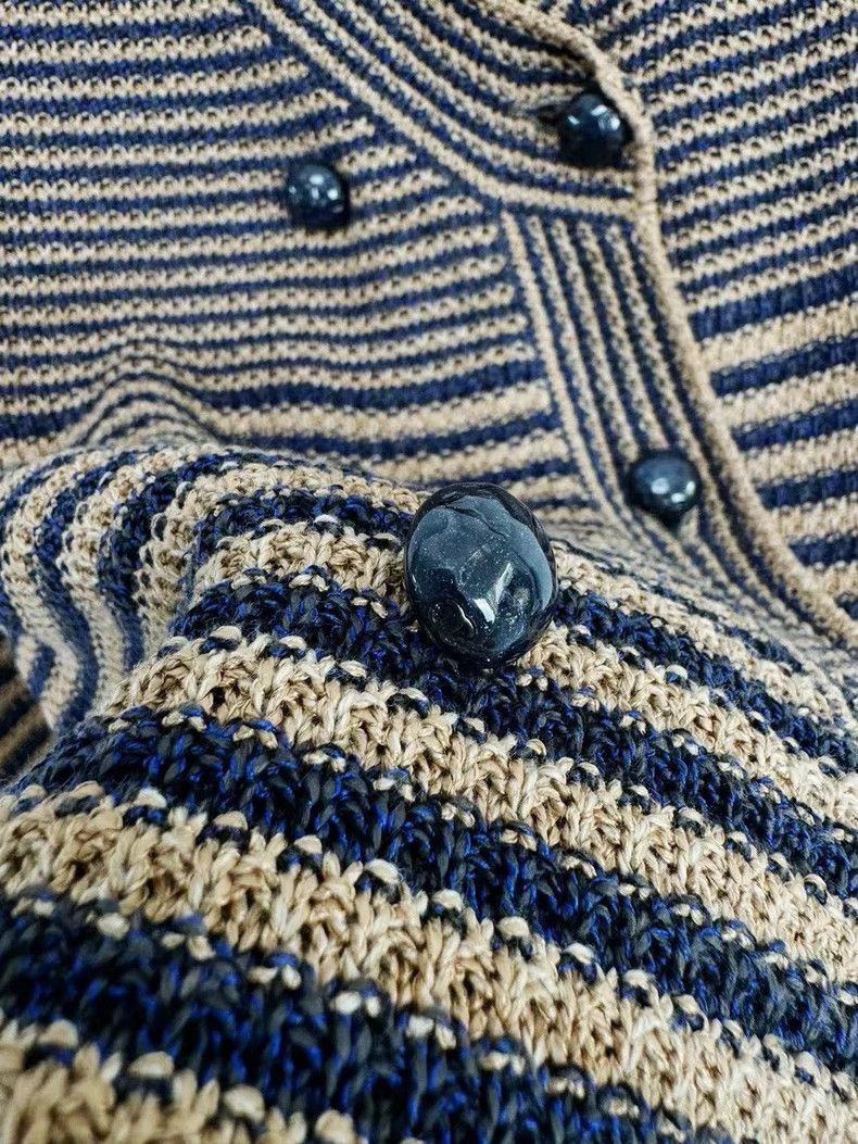 Chanel Chanel Striped DoubleBreasted Cardigan Sweater -2505 Size M / US 6-8 / IT 42-44 - 3 Thumbnail