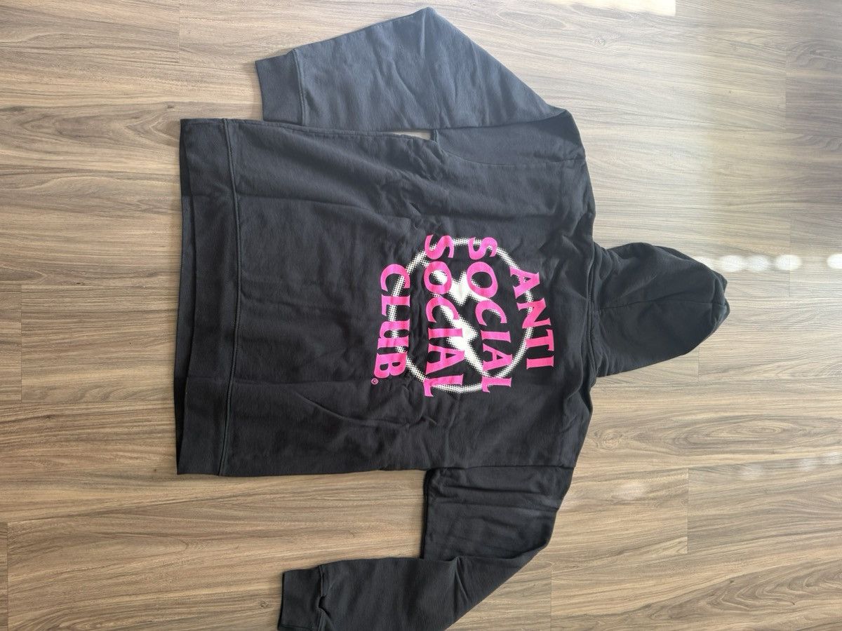 Other Anti Social Social Club x Fragment Design Hoodie Black 2XL Size US XXL / EU 58 / 5 - 4 Thumbnail
