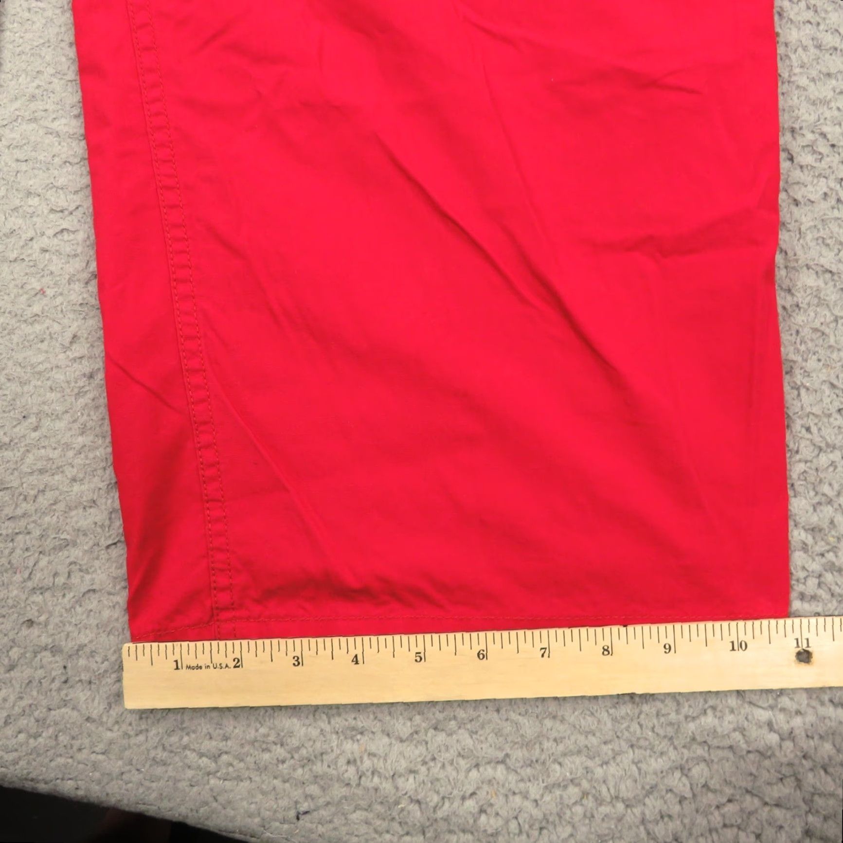 Tommy Hilfiger VINTAGE Tommy Hilfiger Baggy Pants Mens XL Y2K 10" Leg Opening Wide-Leg Grunge Tear Away 90s USA Skater Hip Hop Sports Track Pants Red Size US 36 / EU 52 - 4 Thumbnail