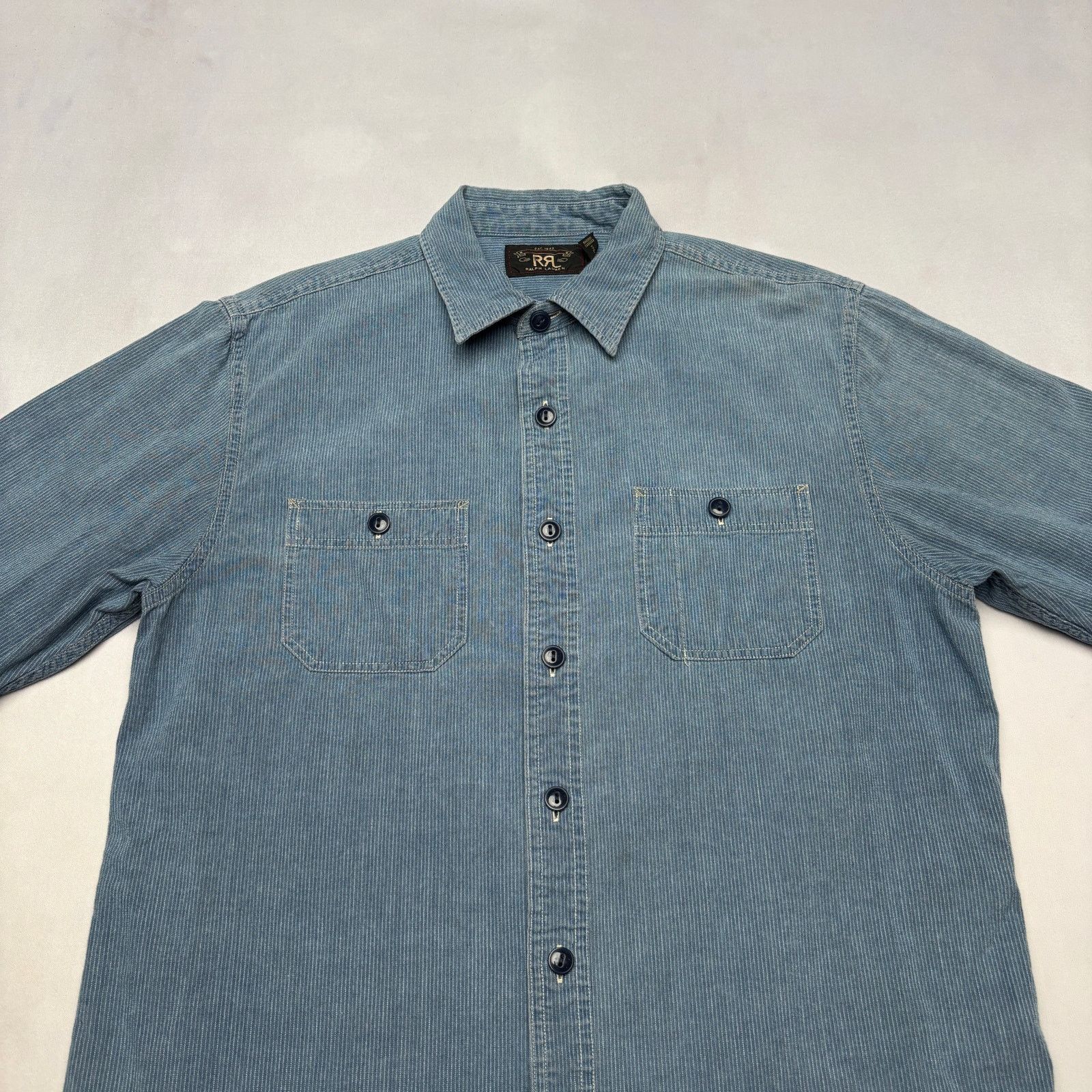 RRL Ralph Lauren RRL Double RL Ralph Lauren Work Shirt Men's Medium Americana Size US M / EU 48-50 / 2 - 2 Thumbnail