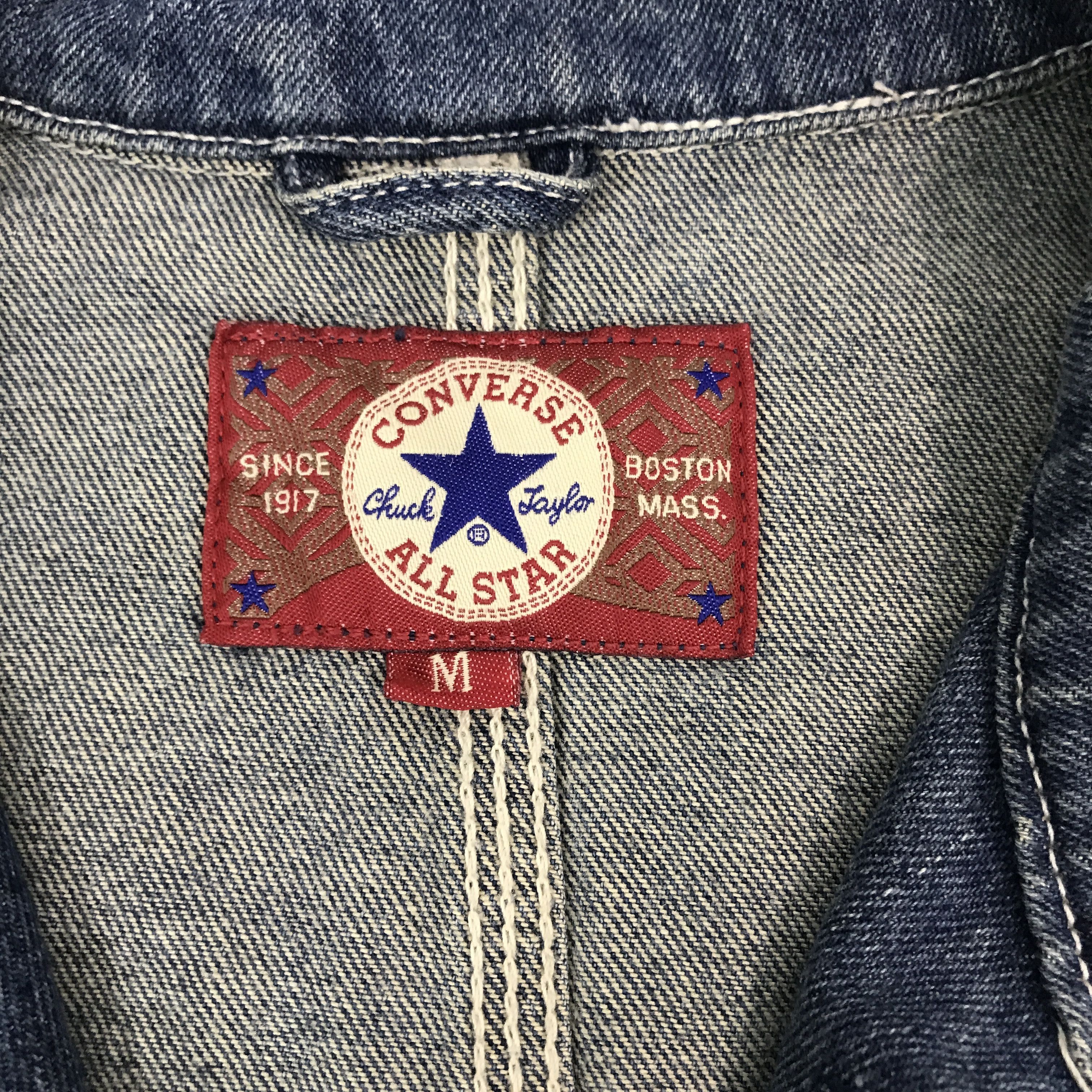 Converse × Vintage Vintage Converse Denim Chore Jacket Size US M / EU 48-50 / 2 - 9 Thumbnail