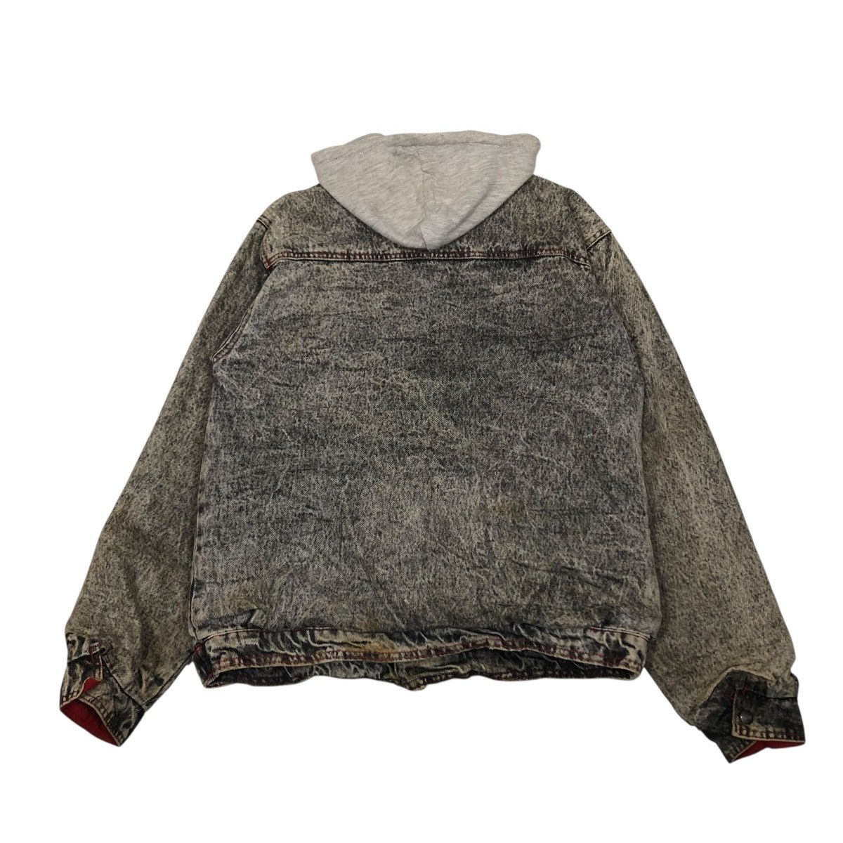 Japanese Brand 🔥VINTAGE BIKER BOMBER JACKET DENIM JAPAN ISSEY MIYAKE Size US L / EU 52-54 / 3 - 2 Thumbnail
