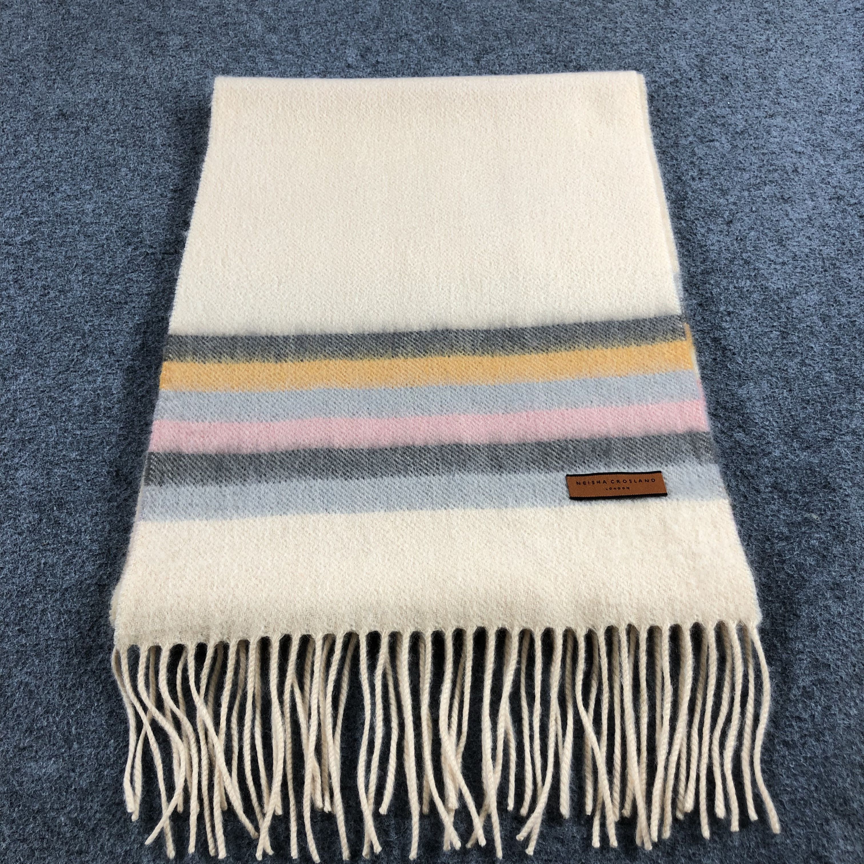 Neisha Crosland London Cashmere Scarf Muffler V812