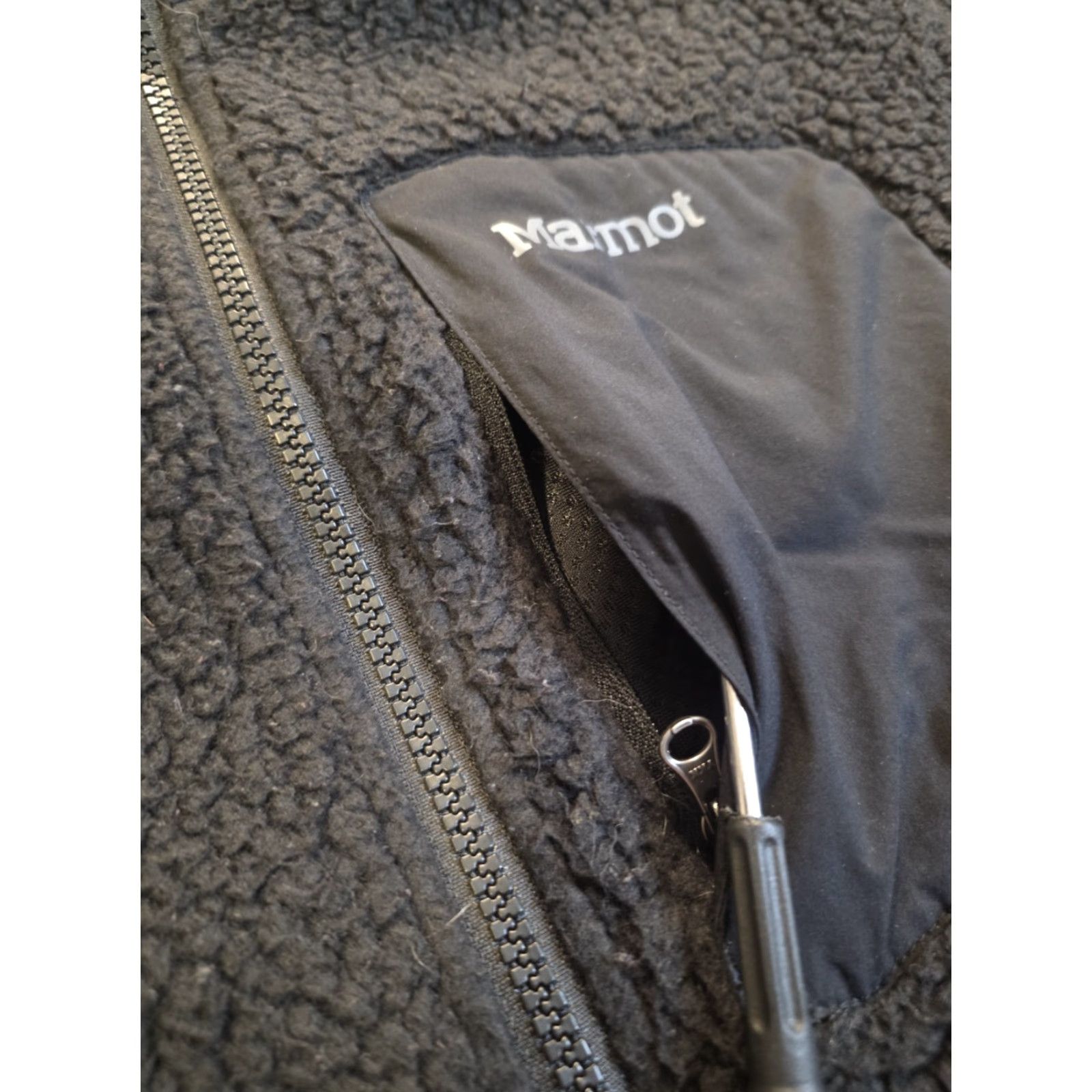 Marmot Marmot Wiley Polartec Fleece Jacket Full Zip Black Women's Large Size L / US 10 / IT 46 - 5 Thumbnail