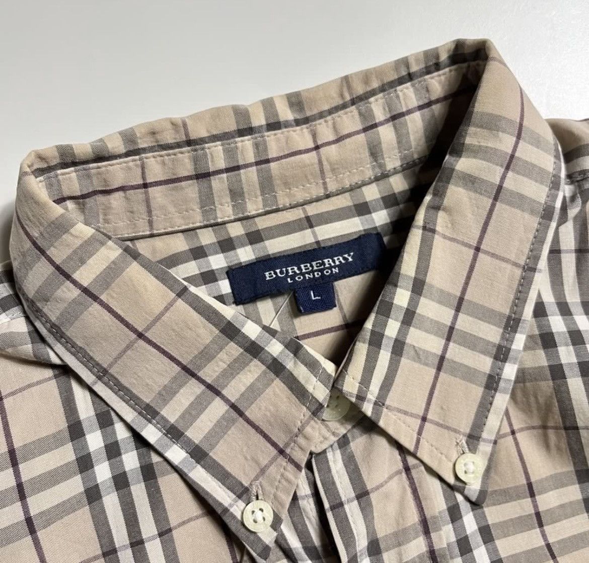Burberry Vintage classic Burberry Nova Check Shirt Size US L / EU 52-54 / 3 - 5 Thumbnail