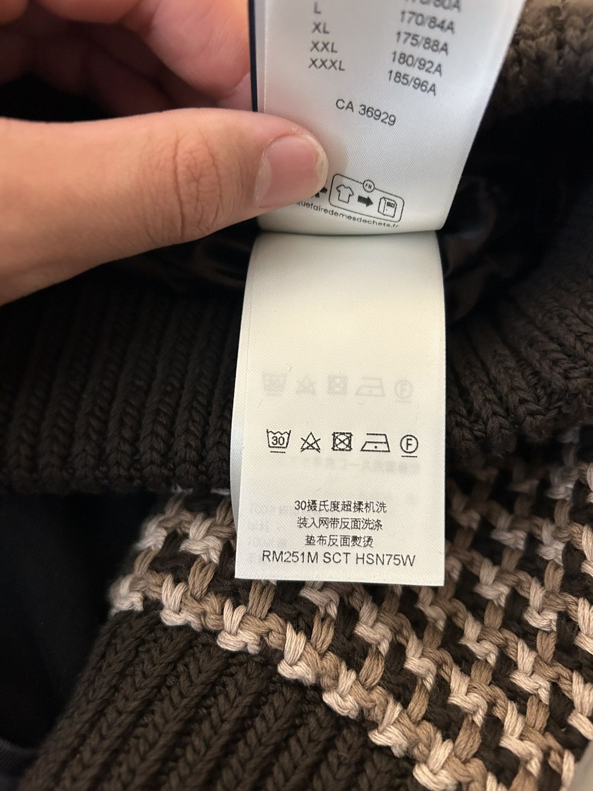 Louis Vuitton Louis Vuitton Marque Déposée Knit Varsity Cardigan Jacket Size US L / EU 52-54 / 3 - 7 Thumbnail