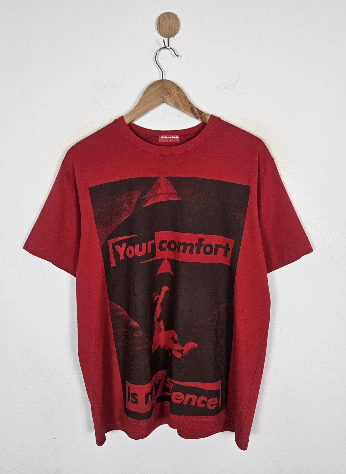Barbara Kruger Barbara Kruger Your Comfort is My Silence shirt Size US L / EU 52-54 / 3 - 1 Thumbnail