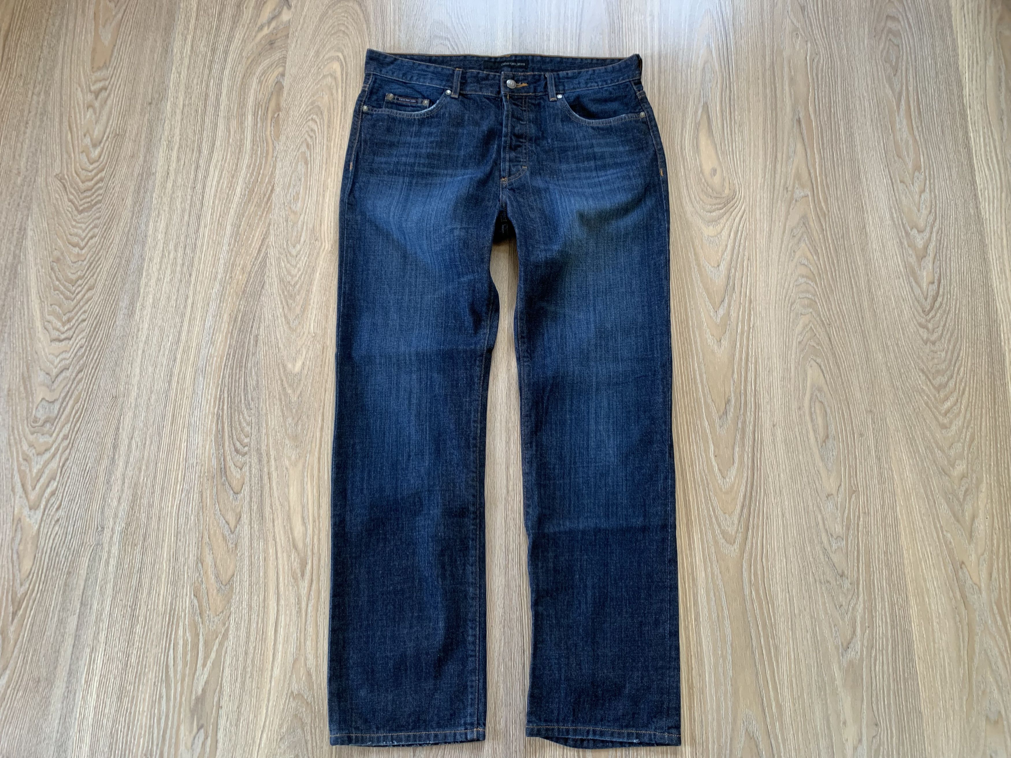 Calvin Klein × Denime Calvin Klein Blue Denim Jeans Size US 34 / EU 50 - 2 Thumbnail