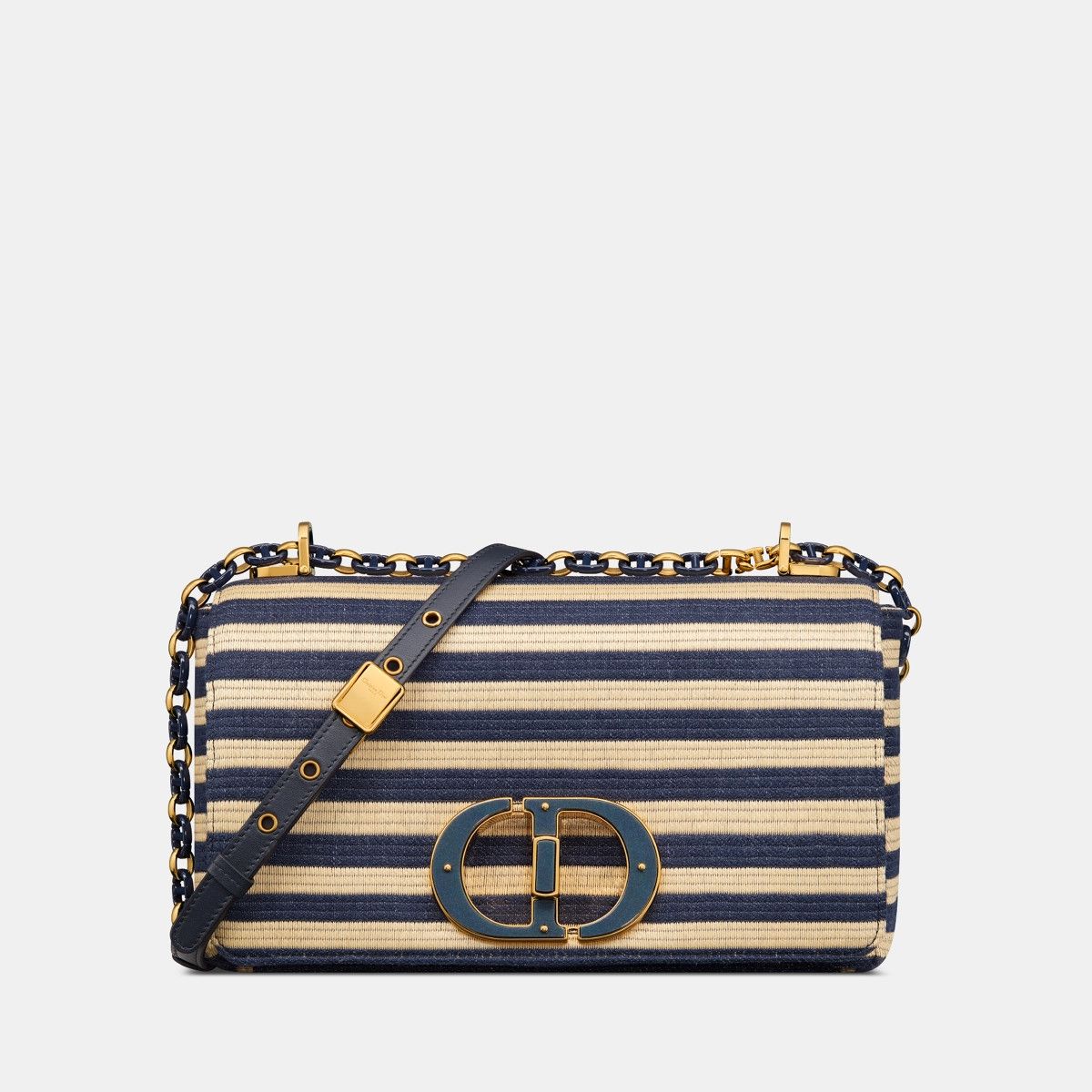 Dior o1bcso1str1124 Size: OS / Caro Bag in Natural/Denim Blue Size ONE SIZE - 2 Thumbnail