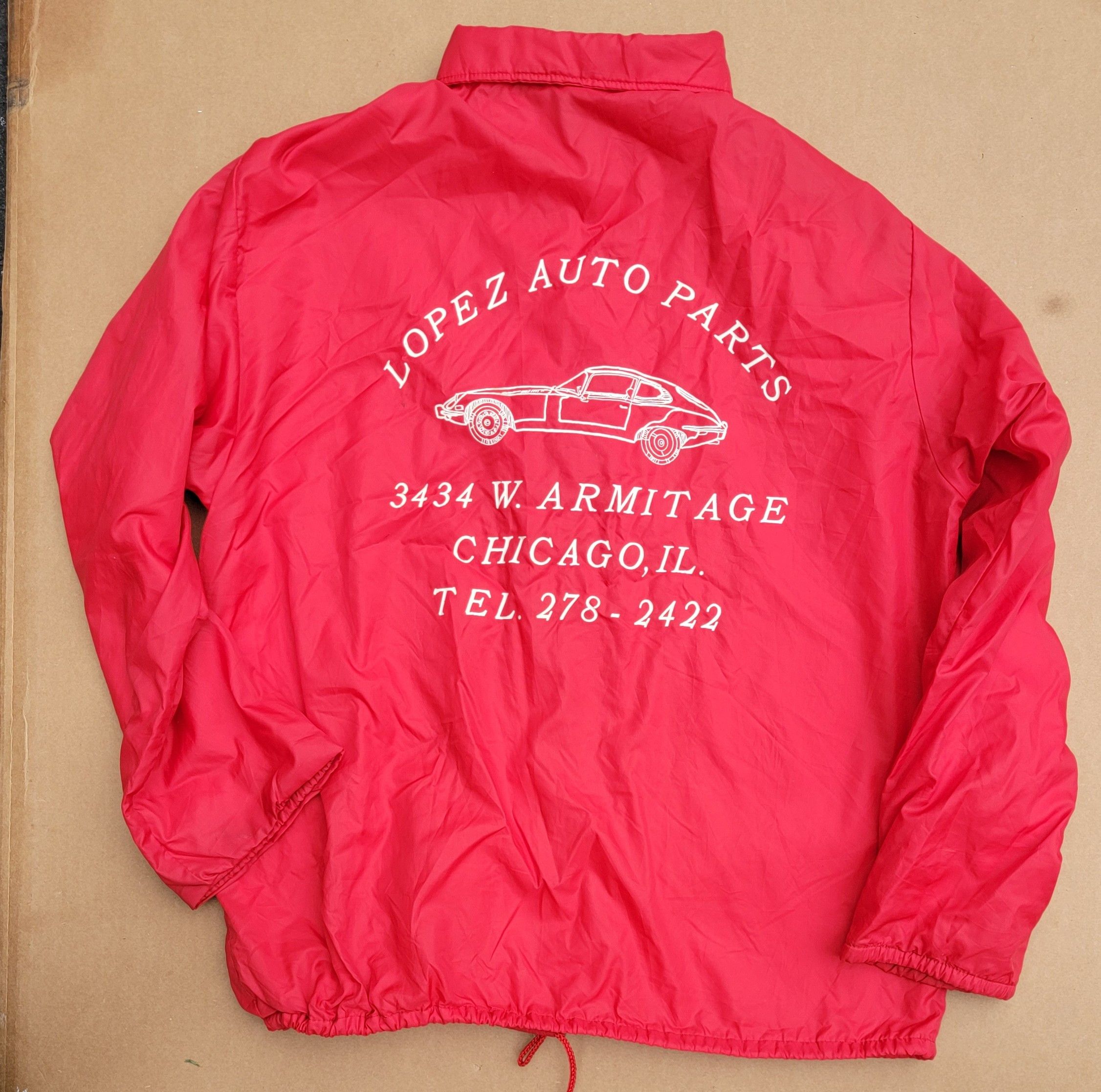 Vintage Vintage Chicago Auto Jacket Porsche Graphics Size US M / EU 48-50 / 2 - 1 Thumbnail