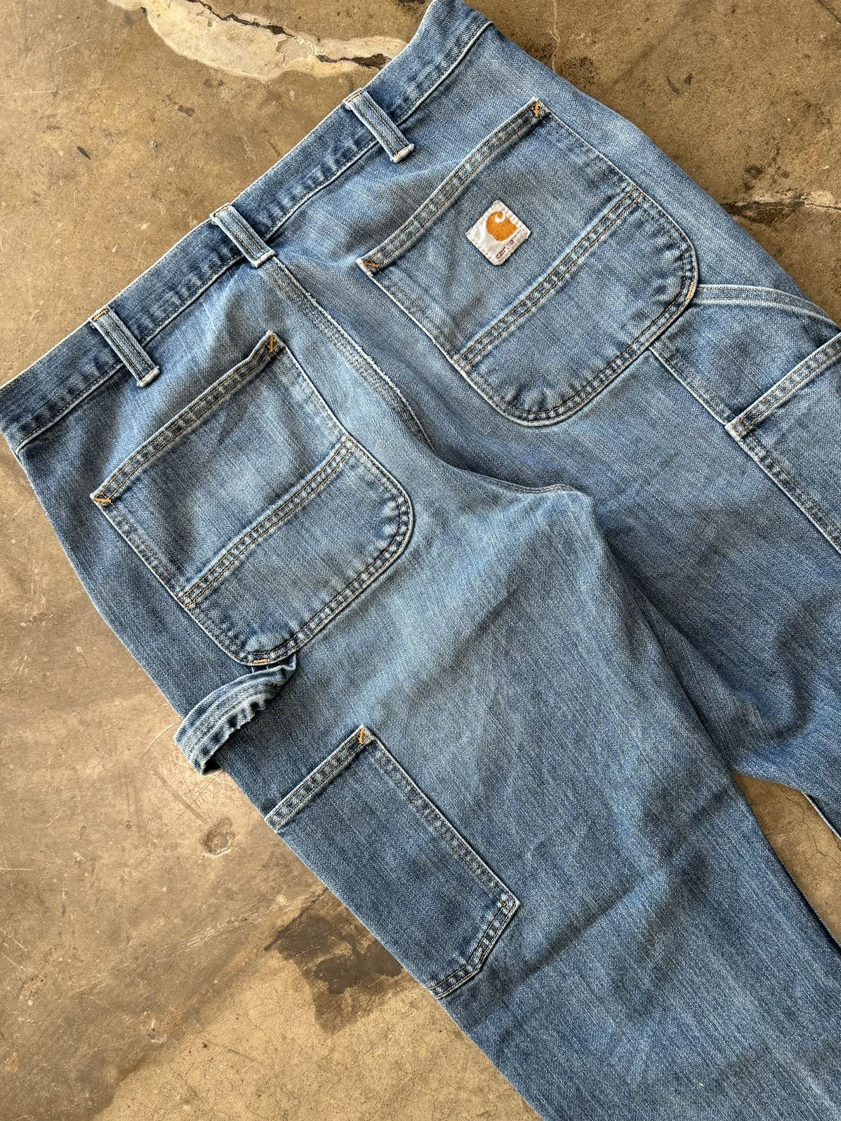Carhartt Vintage Carhartt Carpenter Jean Sz. 33x32 Size US 33 - 1 Thumbnail