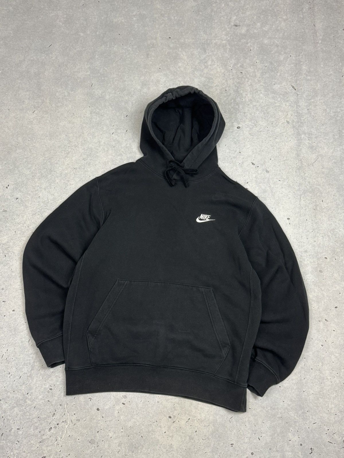Nike Vintage Nike Small Swoosh Hoodie Size US S / EU 44-46 / 1 - 3 Thumbnail