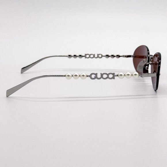 Gucci NEW GUCCI GG1922S 002 SUNGLASSES WOMEN OVAL EYEWEAR GUCC Size ONE SIZE - 7 Thumbnail