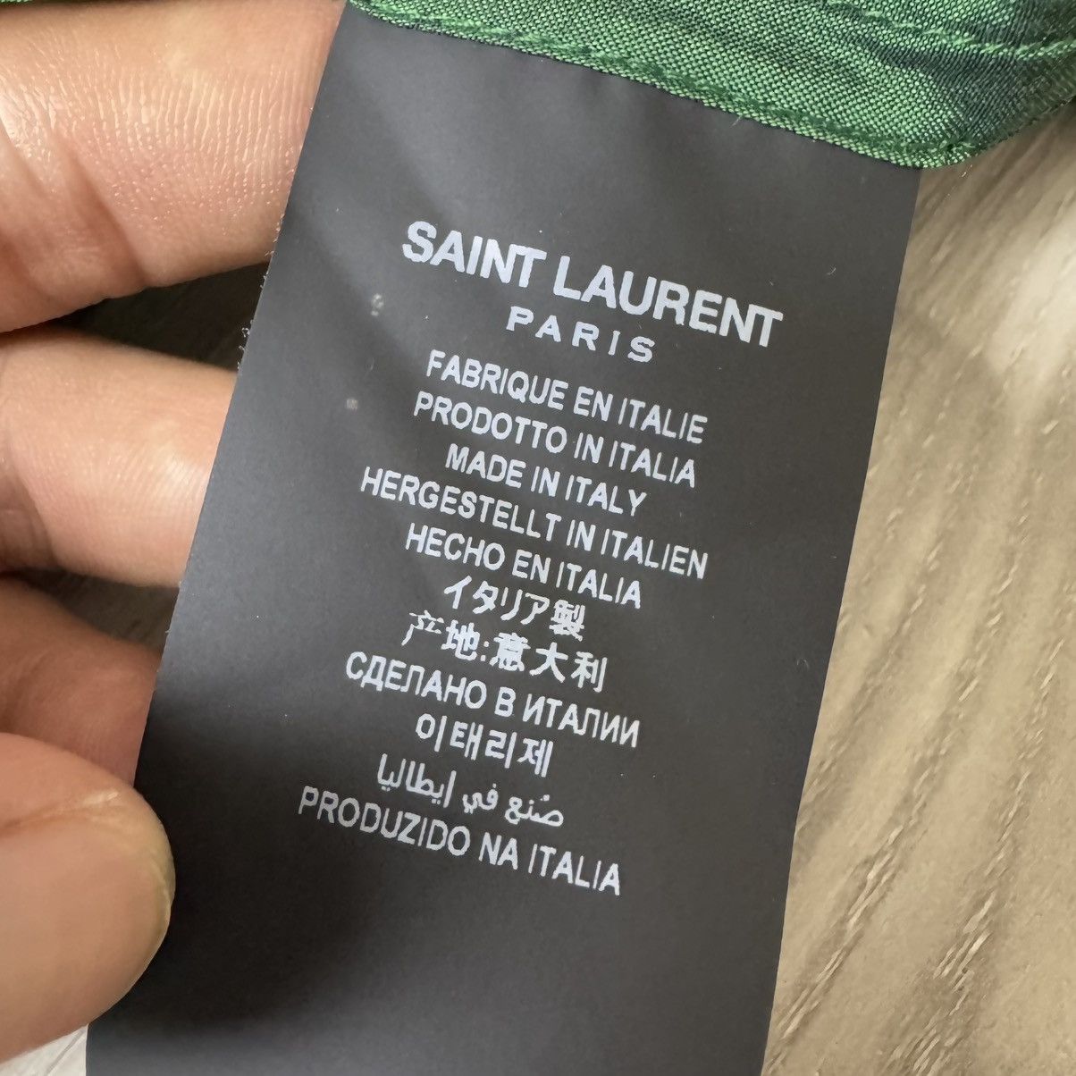 Saint Laurent Paris Saint Laurent silk plain shirt Size US L / EU 52-54 / 3 - 6 Thumbnail
