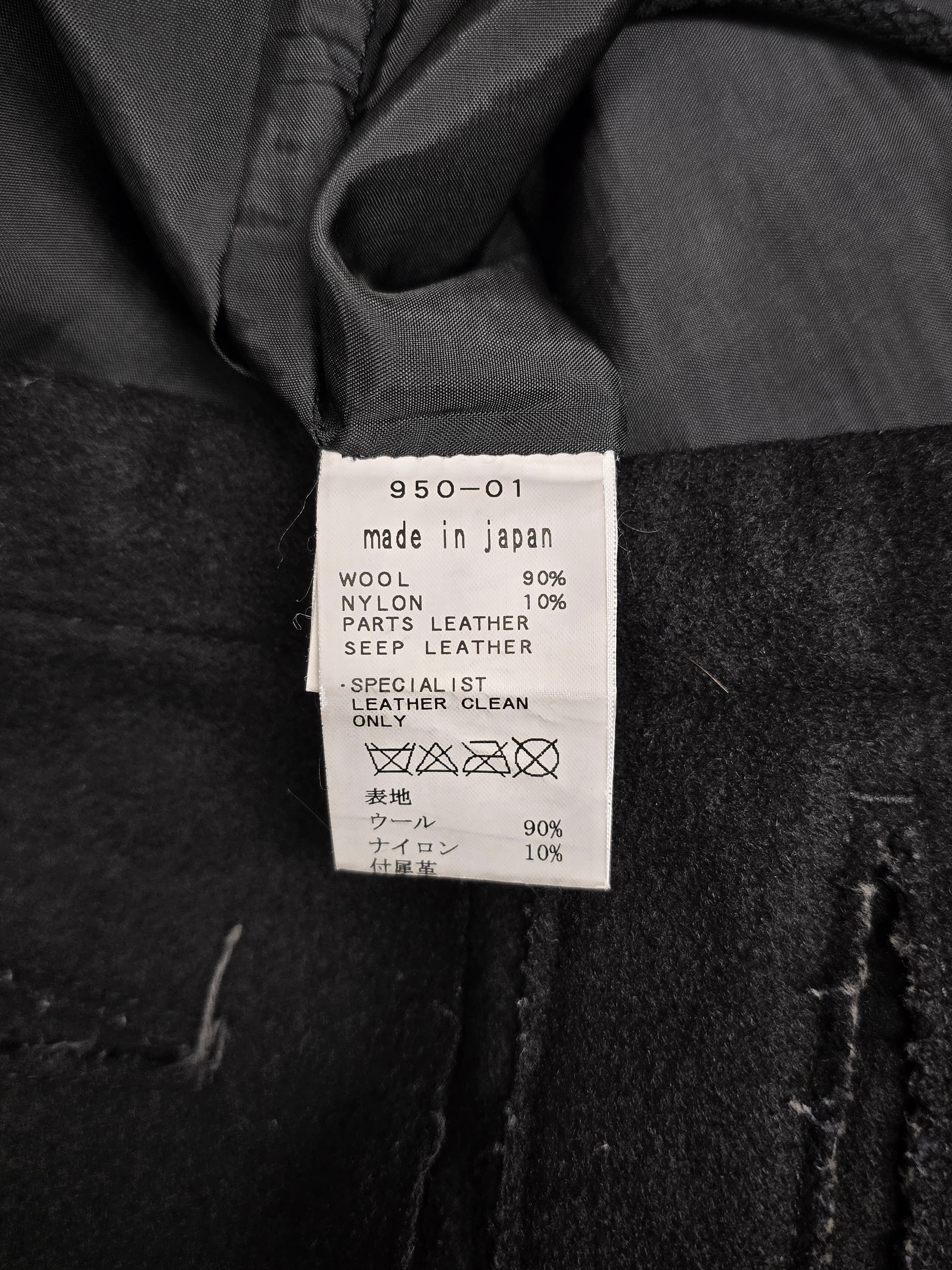 Isamu Katayama Backlash Backlash Blistered Sheepskin Wool Bootcut Pants Size US 30 / EU 46 - 9 Thumbnail