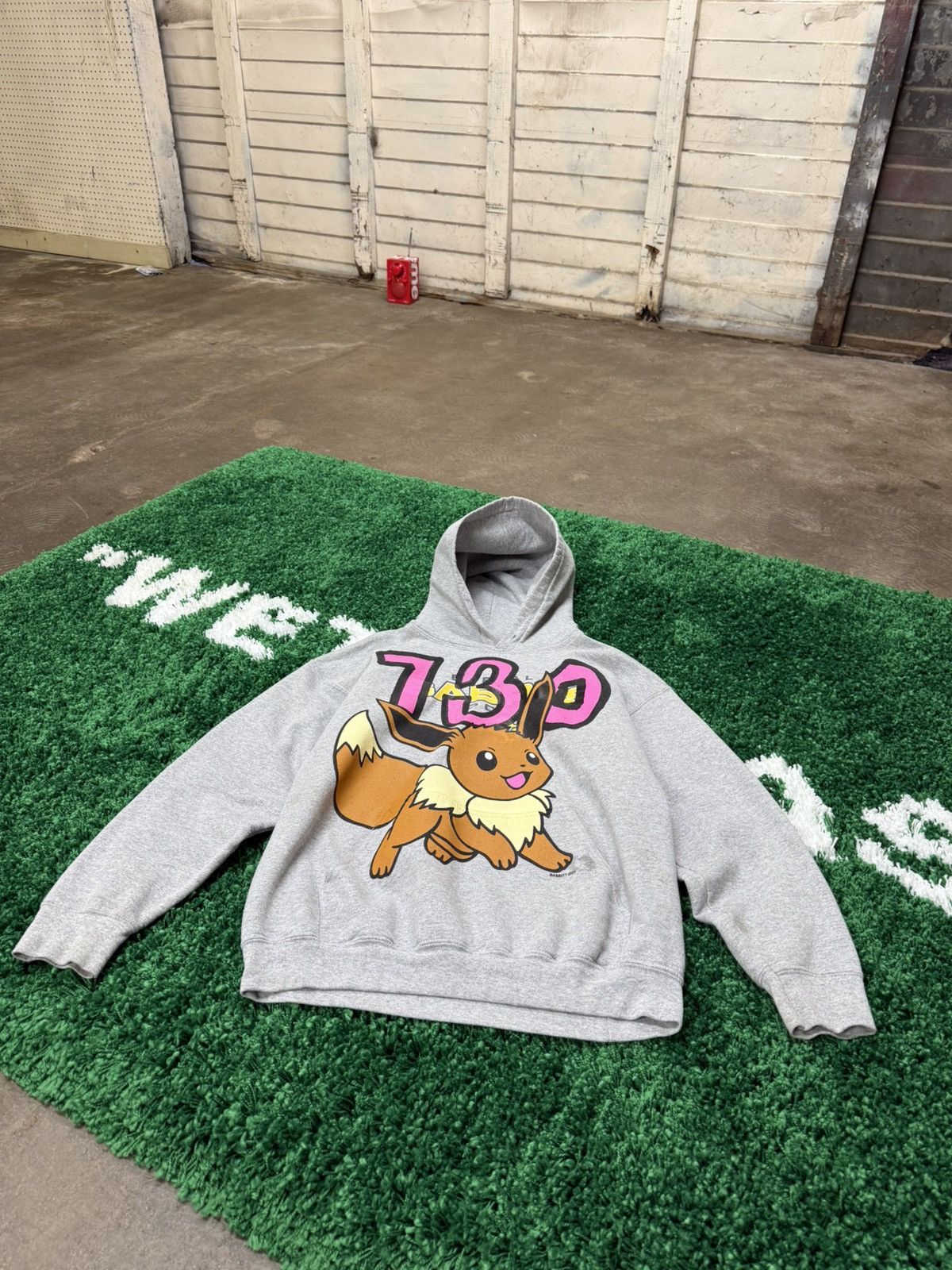 Asspizza Asspizza 730 Puff Print Eve Hoodie Grey Small Size US S / EU 44-46 / 1 - 4 Thumbnail