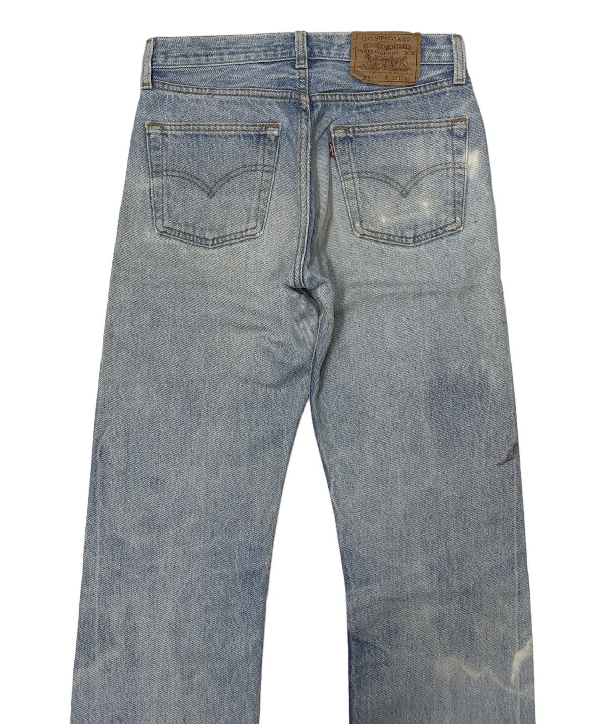 Levi's VINTAGE LEVIS 501xx STONE WASH BAGGY DISTRESS DENIM JEANS Size 29" - 4 Thumbnail