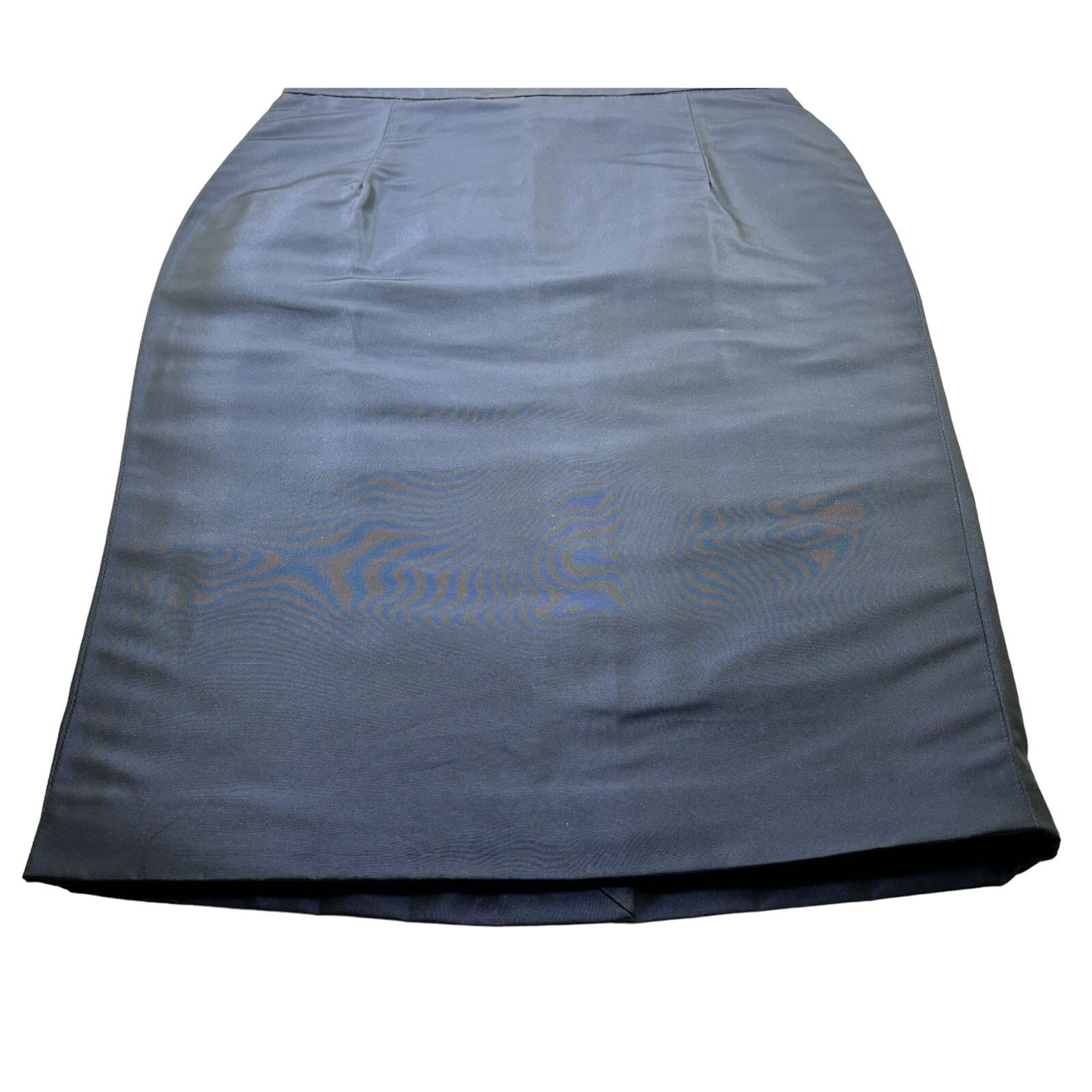 Proenza Schouler Proenza Schouler Navy Blue Silk Skirt 4 Shimmer Metallic Size 27" / US 4 / IT 40 - 3 Thumbnail