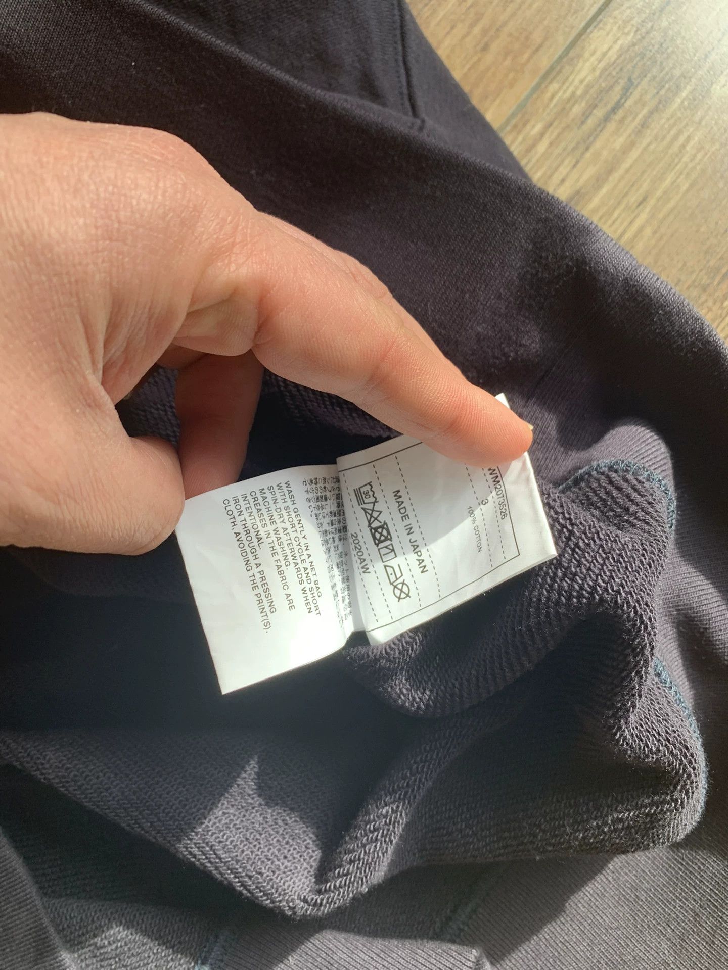 White Mountaineering WHITE MOUNTAINEERING Navy L New Sweatshirt Size US L / EU 52-54 / 3 - 6 Thumbnail