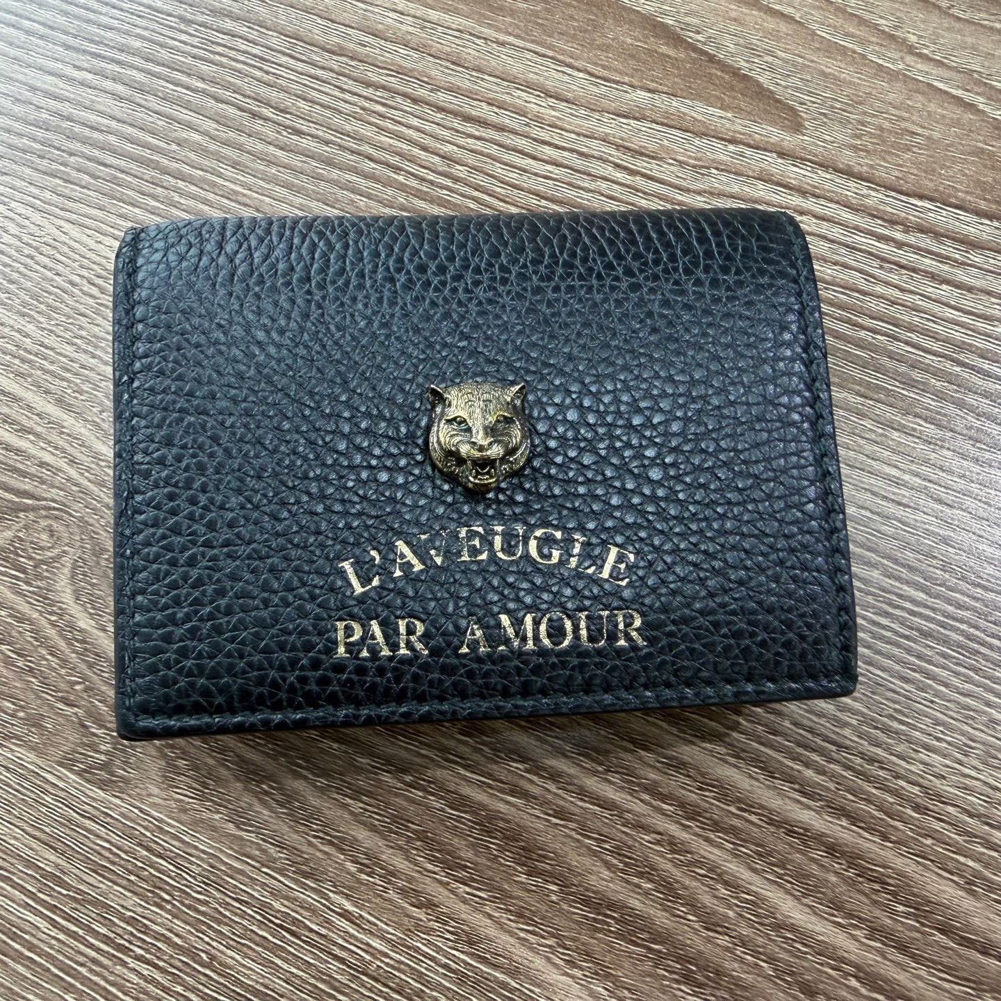 Gucci Gucci Tiger Cropped Wallet one size Men Size ONE SIZE - 1 Thumbnail