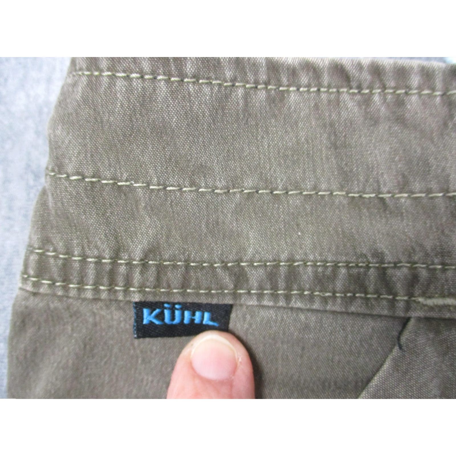 Vintage Kühl Cargo Shorts Mens 36 Green Utility Outdoor Hiking Pockets Rugged Cotton Size US 36 / EU 52 - 2 Thumbnail