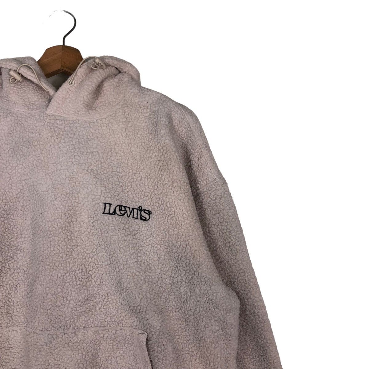 Japanese Brand 🔥HOODIE ANORAK PULL OVER LEVI’S BIG LOGO SPELL OUT Size US M / EU 48-50 / 2 - 5 Thumbnail
