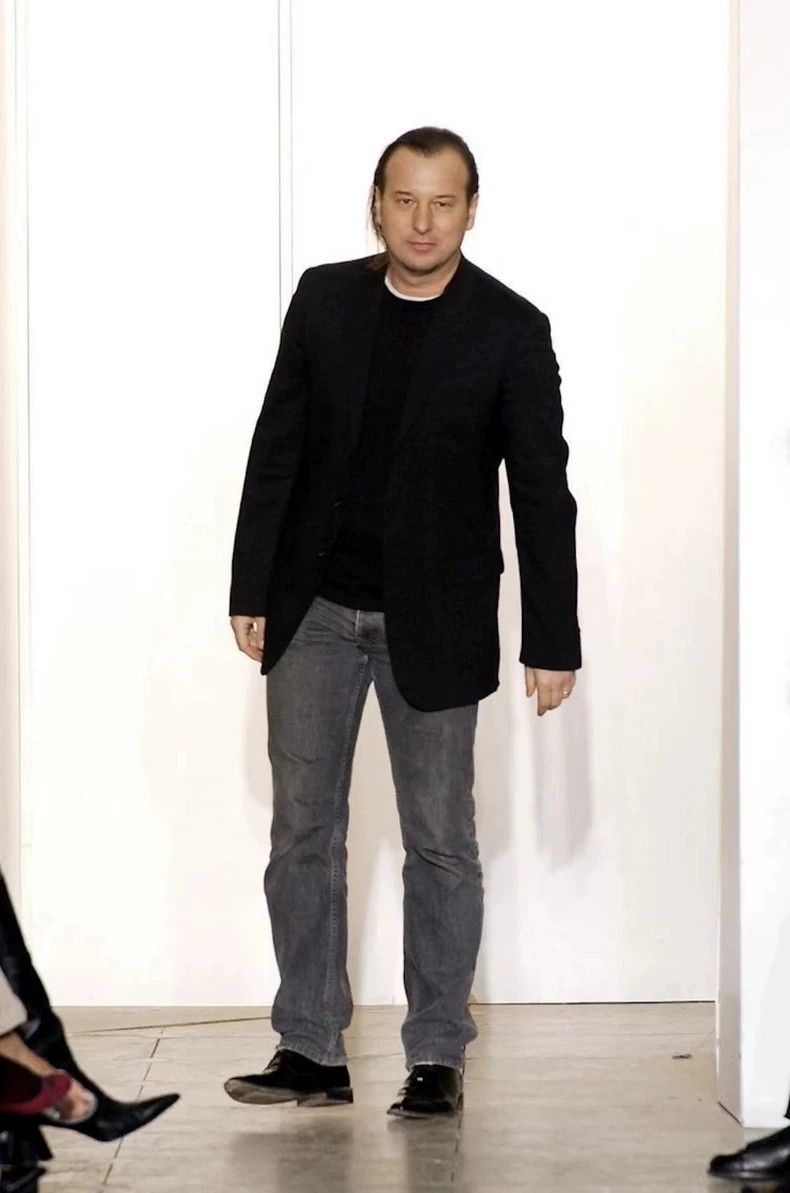 Helmut Lang HELMUT LANG size31 Dark grey straight jeans Size US 31 - 8 Thumbnail