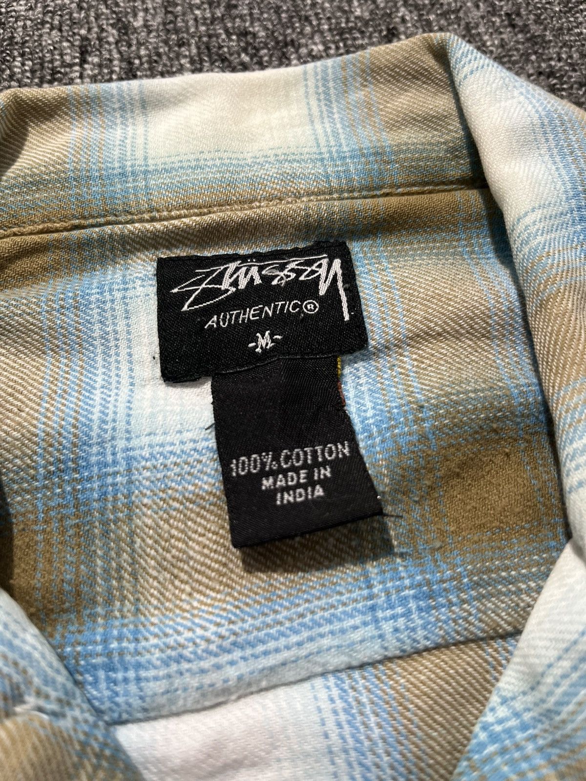 Stussy Rare stussy flannel button up shirt Size US M / EU 48-50 / 2 - 8 Thumbnail