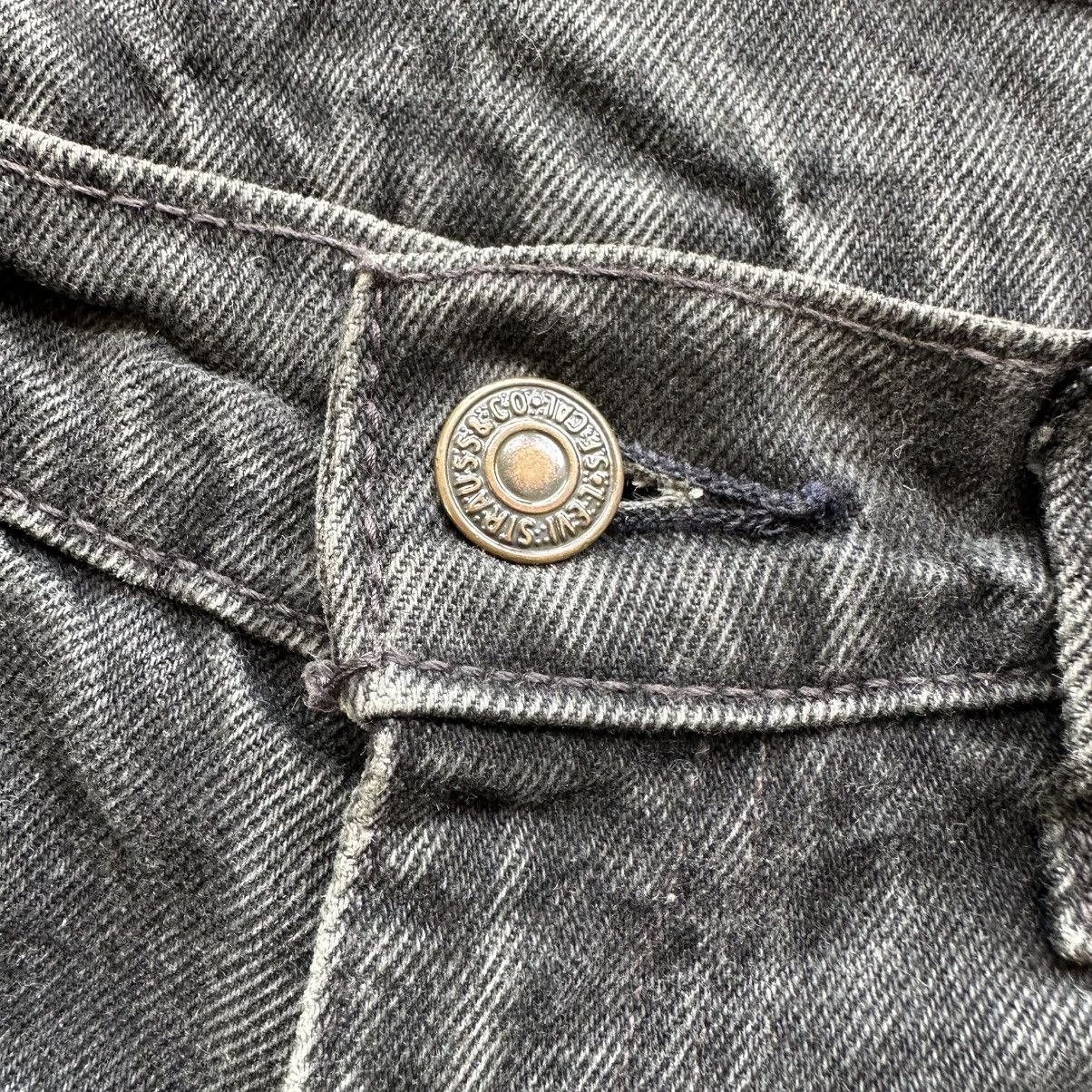 Japanese Brand Vintage Levis’s 612 Faded Black Denim Jean Pant W30 Size US 30 / EU 46 - 4 Thumbnail