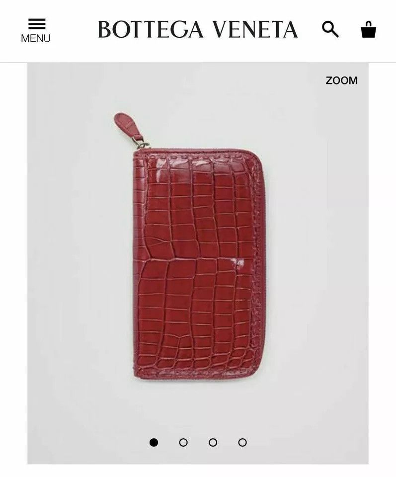 Bottega Veneta BOTTEGA VENETA Crocodile large zip around wallet $5200 Size ONE SIZE - 1 Thumbnail