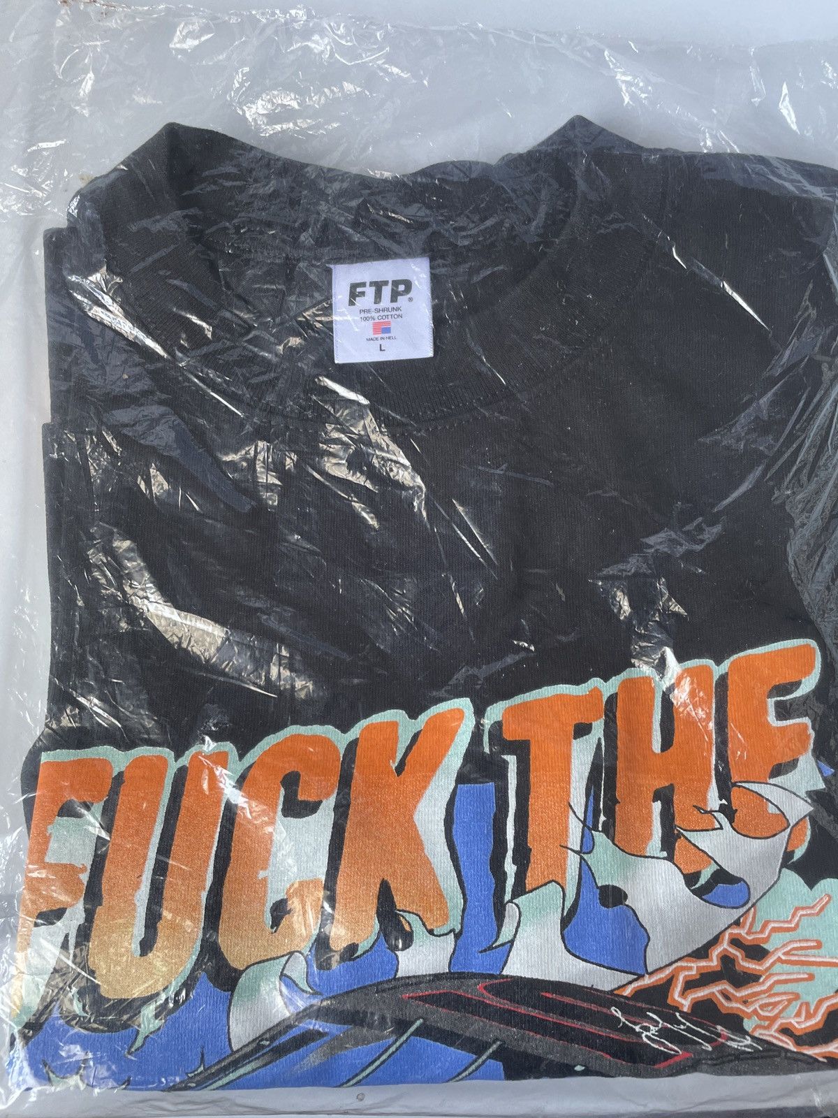 Fuck The Population FTP RACECAR TEE LARGE Size US L / EU 52-54 / 3 - 2 Thumbnail