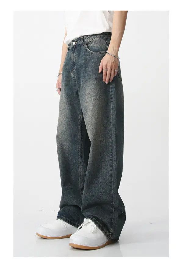 Japanese Brand Hazuki x Haya Casual straight-leg vintage distressed jeans Size US 32 / EU 48 - 4 Thumbnail