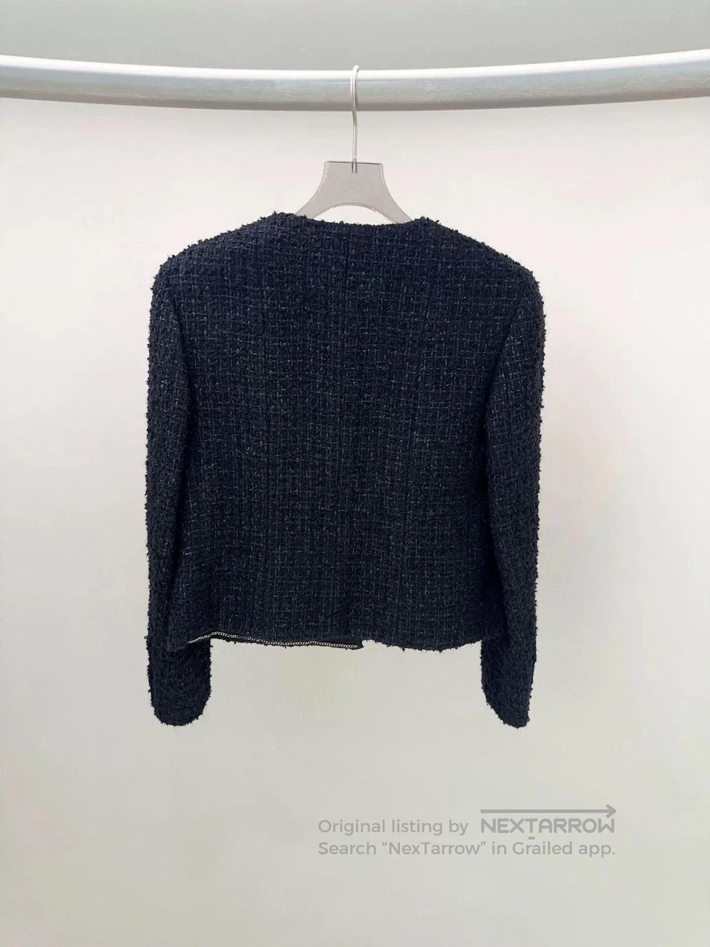Chanel Chanel Black Tweed Jacket Size 38. Size US M / EU 48-50 / 2 - 2 Thumbnail