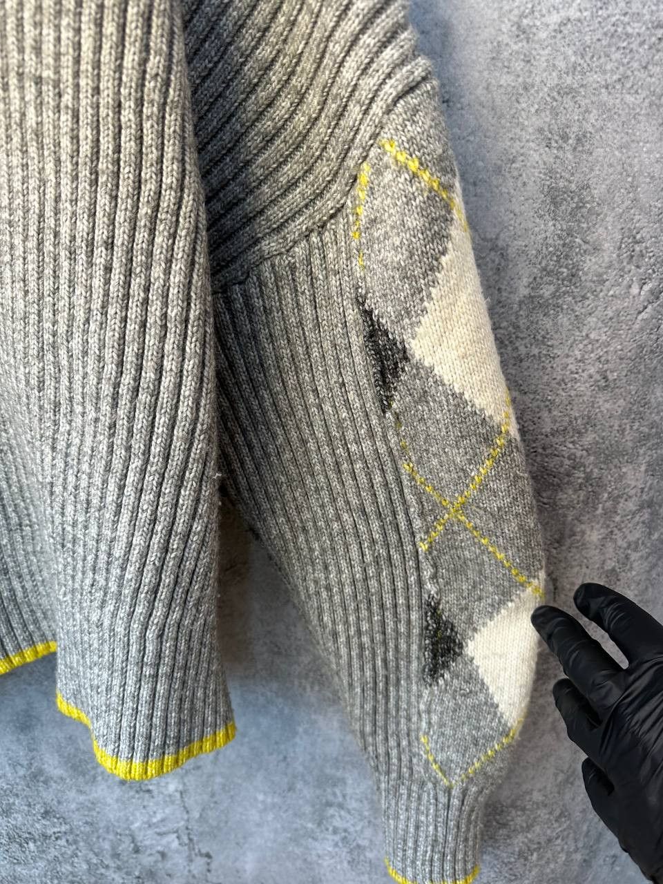 Pringle Of Scotland Pringle of Scotland x H&M Argyle Knit Sweater Oversized Size L / US 10 / IT 46 - 10 Thumbnail