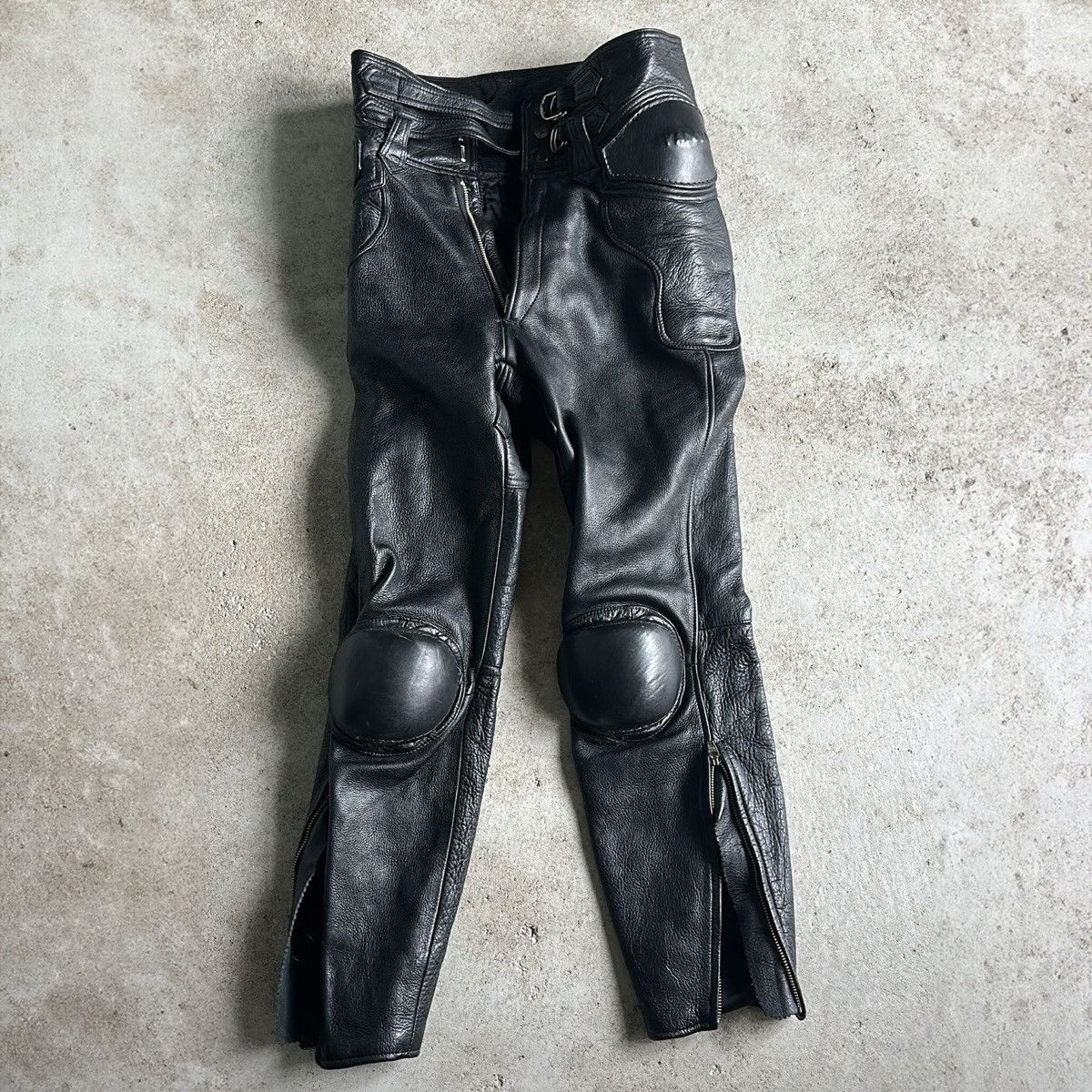 KADOYA K's Leather 00s Goatskin Padded Motorcycle Pants – DRIEW
